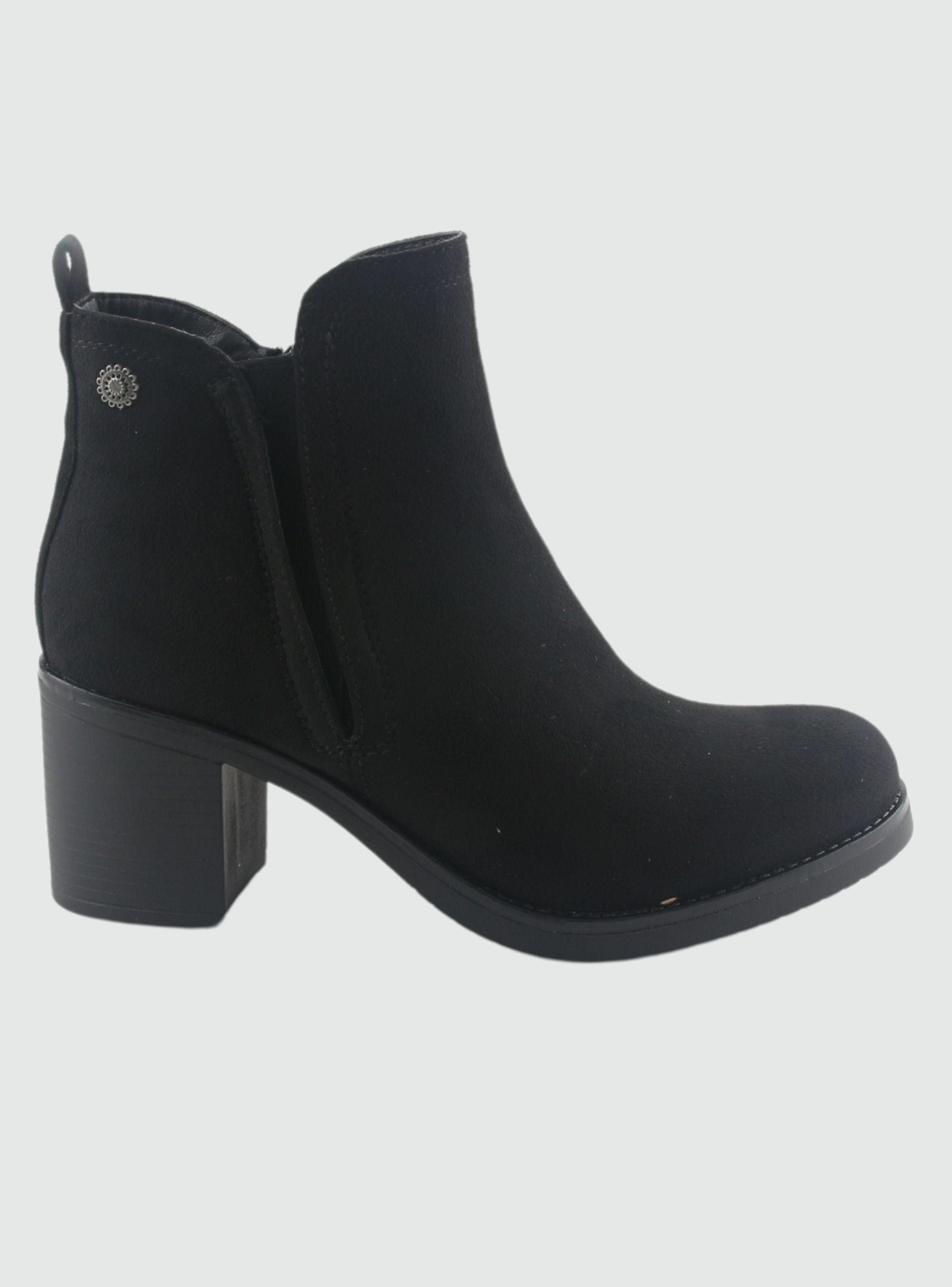 Botin Chalada Mujer Prata-1 Negro Moda-0