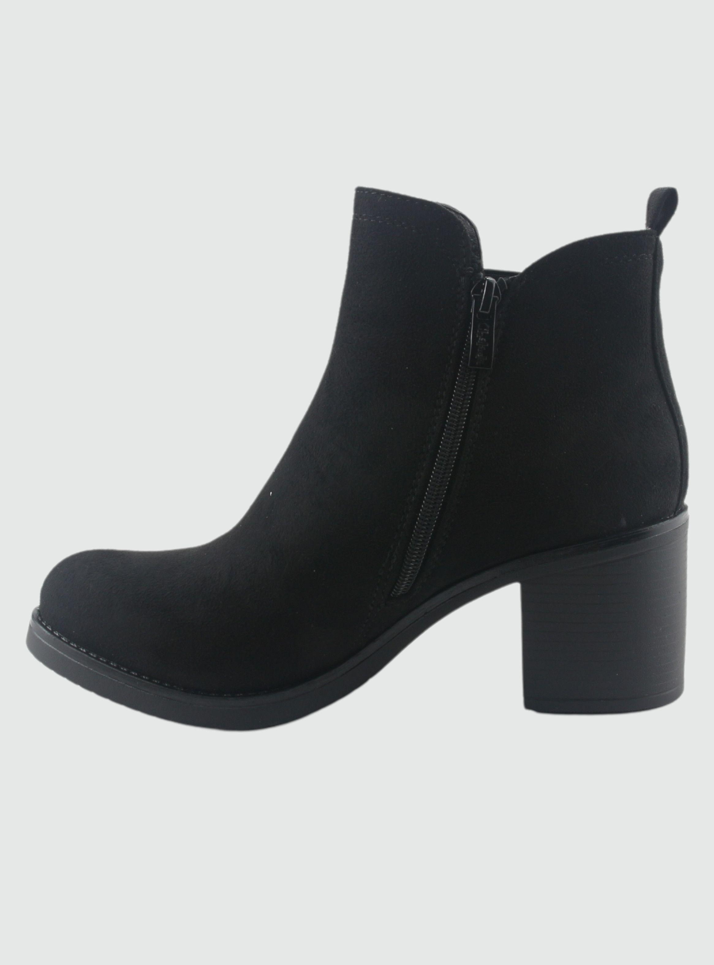 Botin Chalada Mujer Prata-1 Negro Moda-1