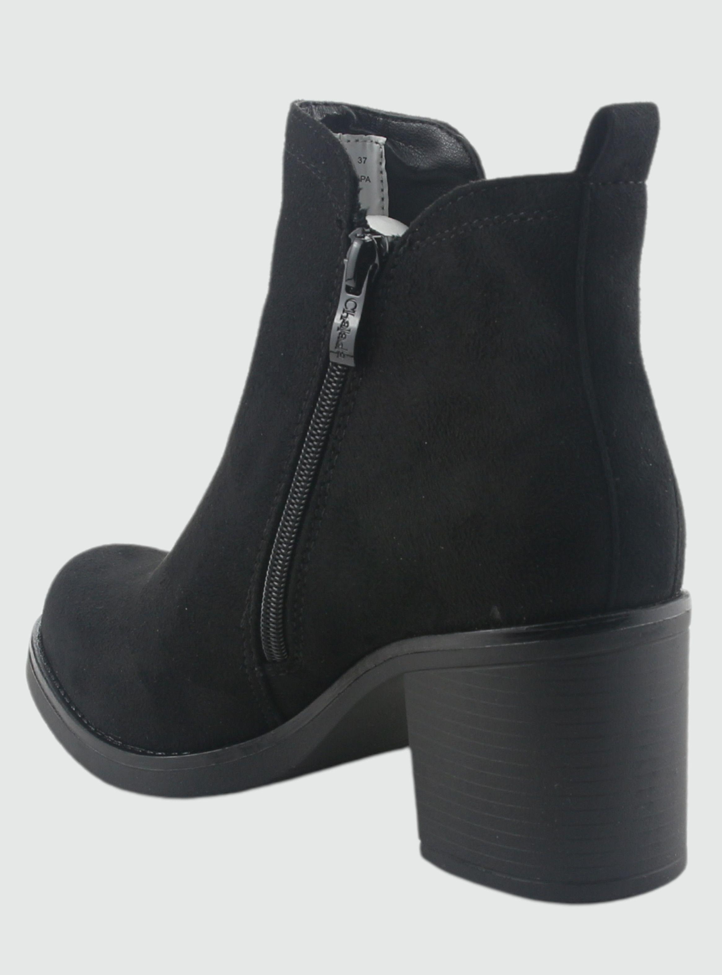 Botin Chalada Mujer Prata-1 Negro Moda-3