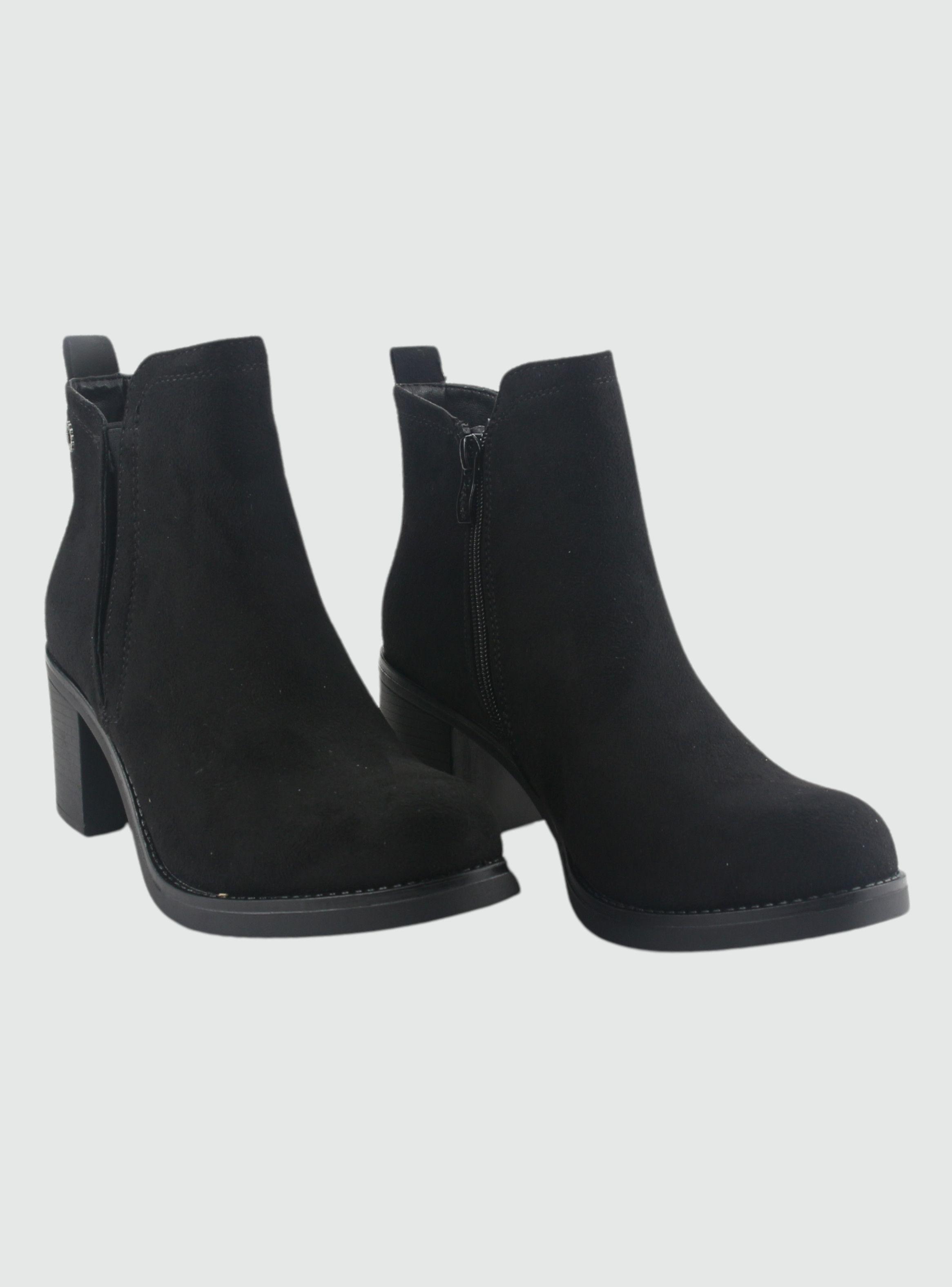 Botin Chalada Mujer Prata-1 Negro Moda-4