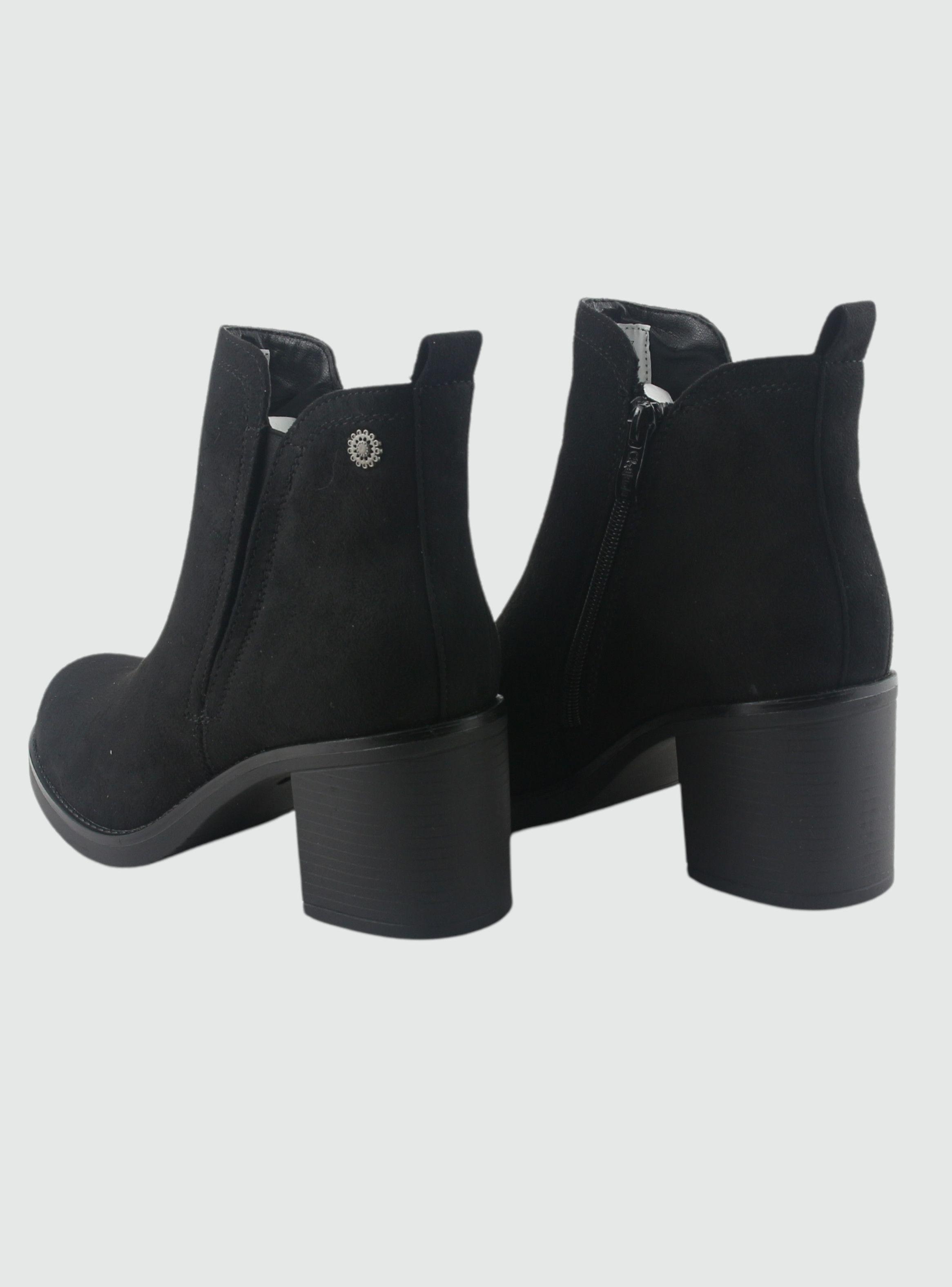Botin Chalada Mujer Prata-1 Negro Moda-5