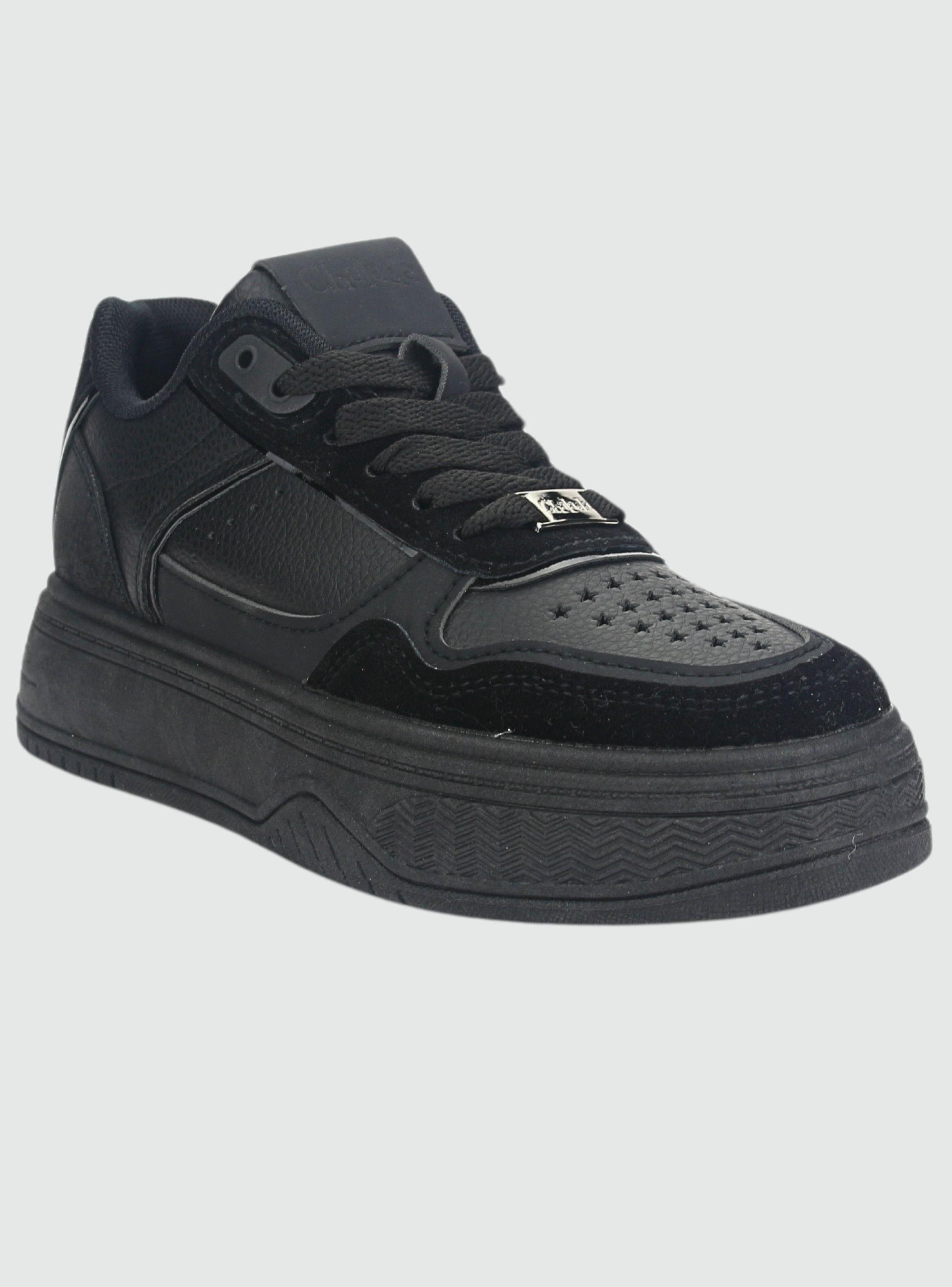 Zapatilla Chalada Mujer Mentix-1 Negro Urbano-2