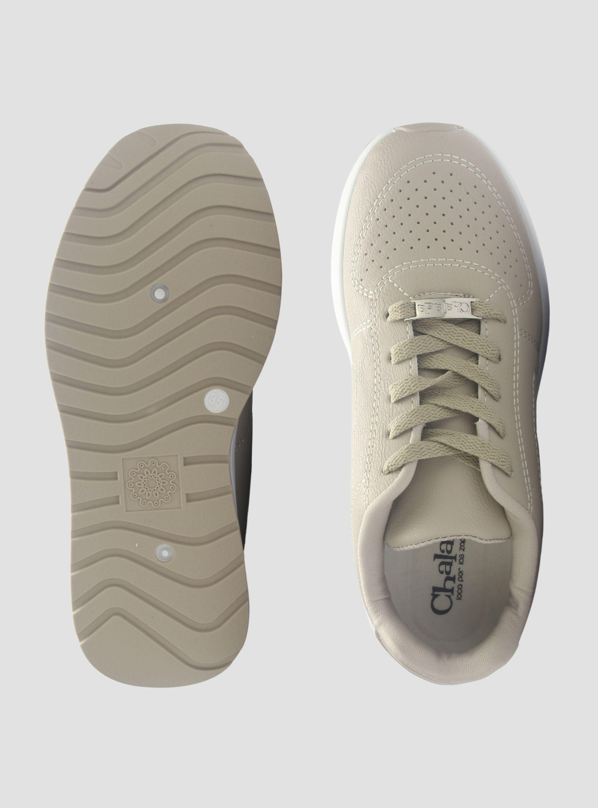 Zapatilla Chalada Mujer Vita-2 Beige Urbano-6