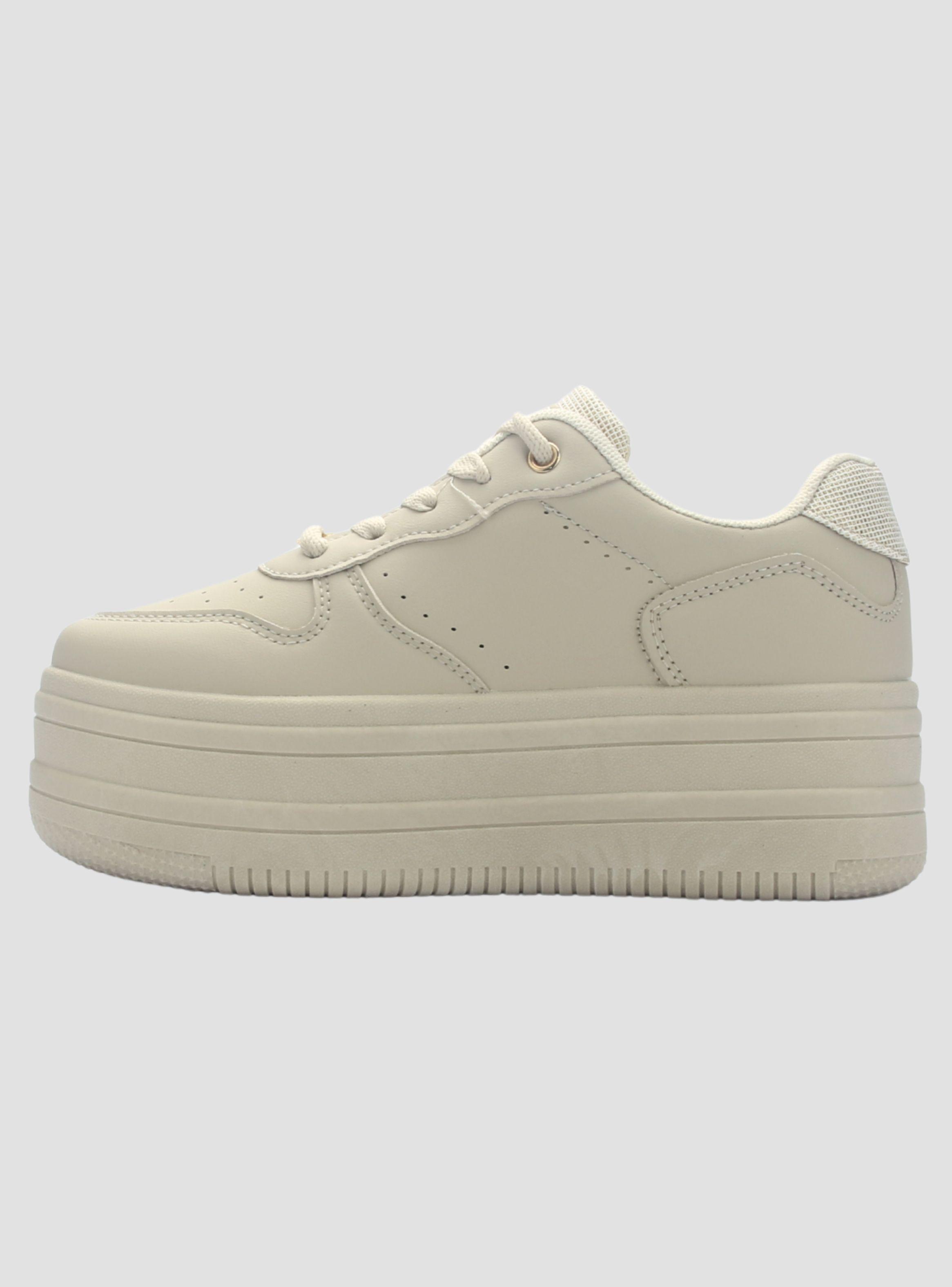 Zapatilla Mujer Chalada Matrix-1 Beige Urbano-1