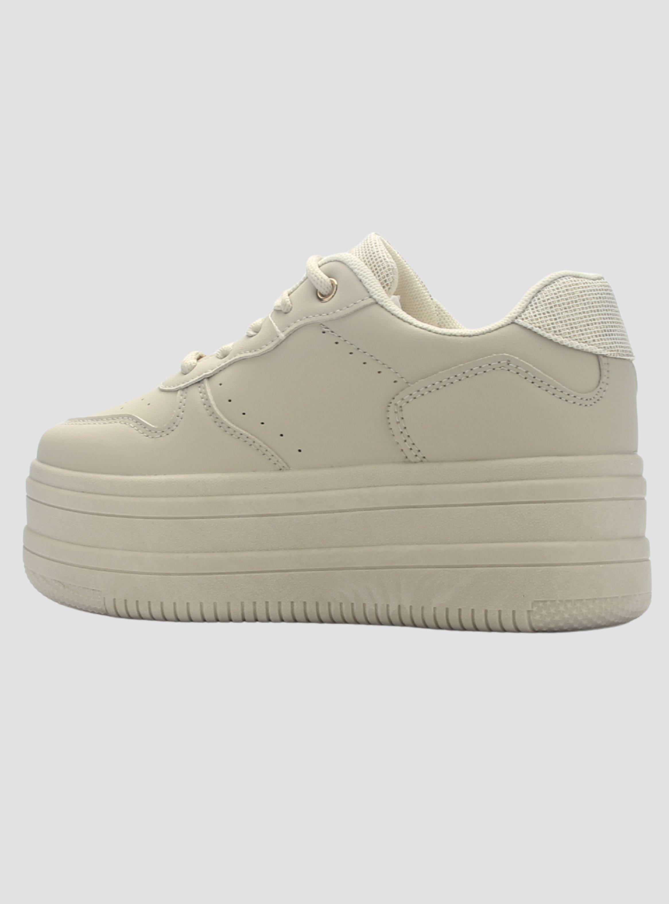 Zapatilla Mujer Chalada Matrix-1 Beige Urbano-3