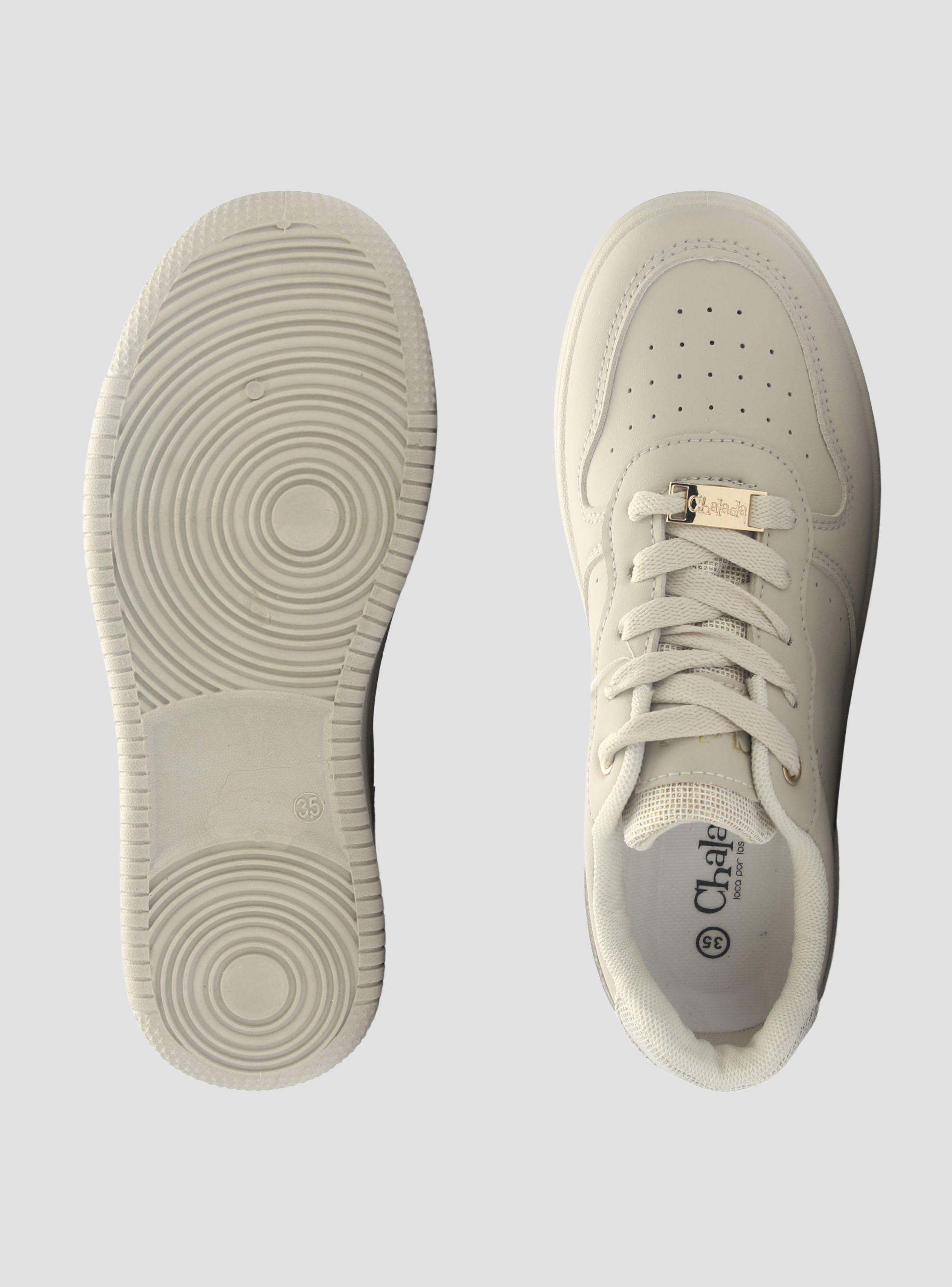 Zapatilla Mujer Chalada Matrix-1 Beige Urbano-6