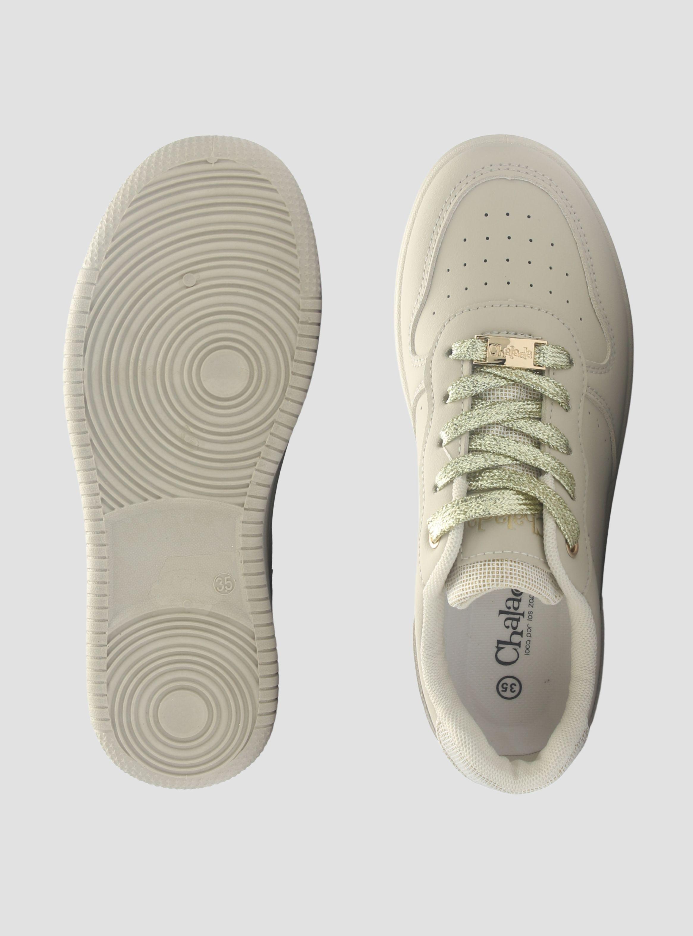 Zapatilla Mujer Chalada Matrix-1 Beige Urbano-7