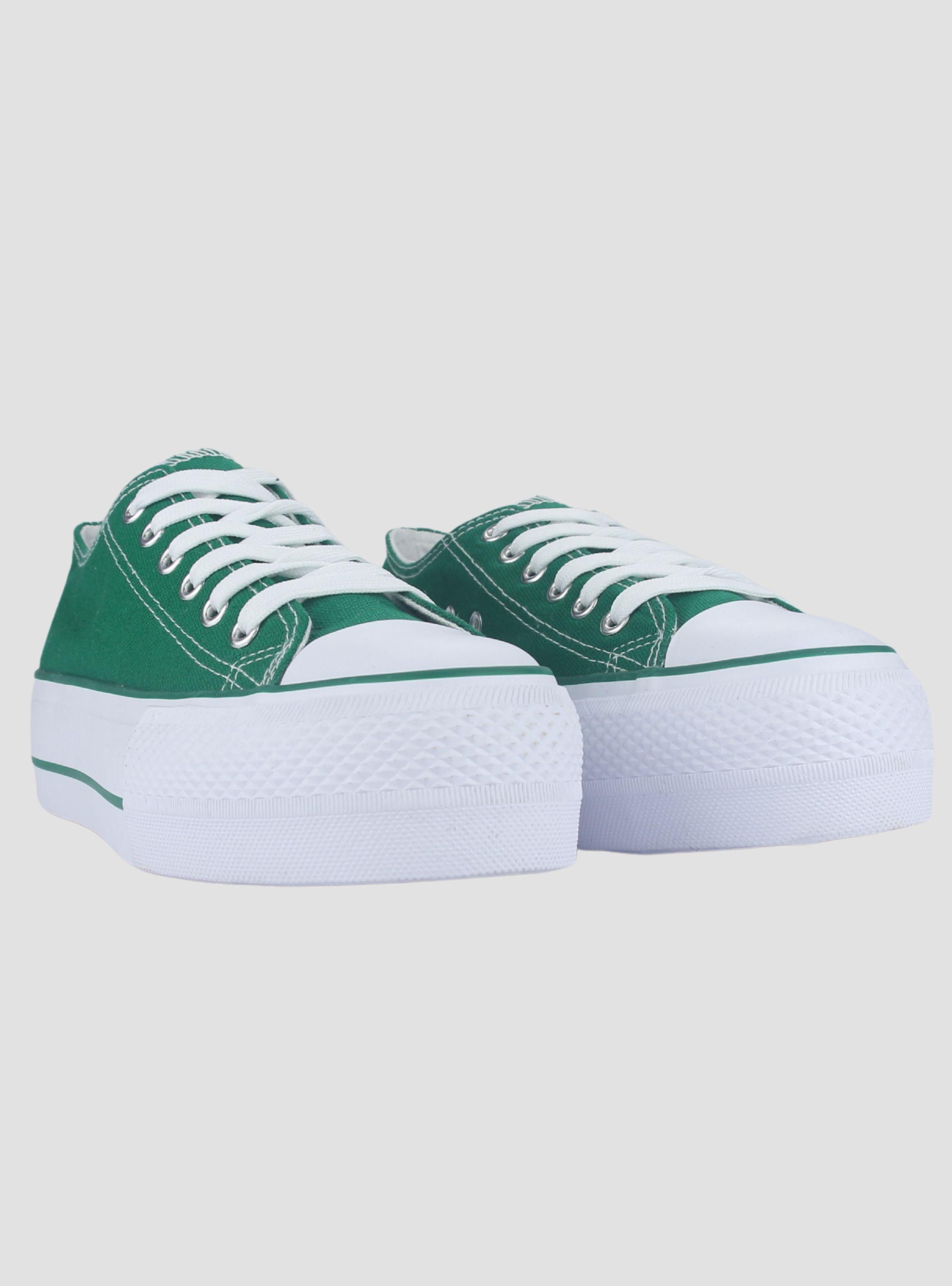 Zapatilla Chalada Mujer Cruni-1 Verde Urbano-4