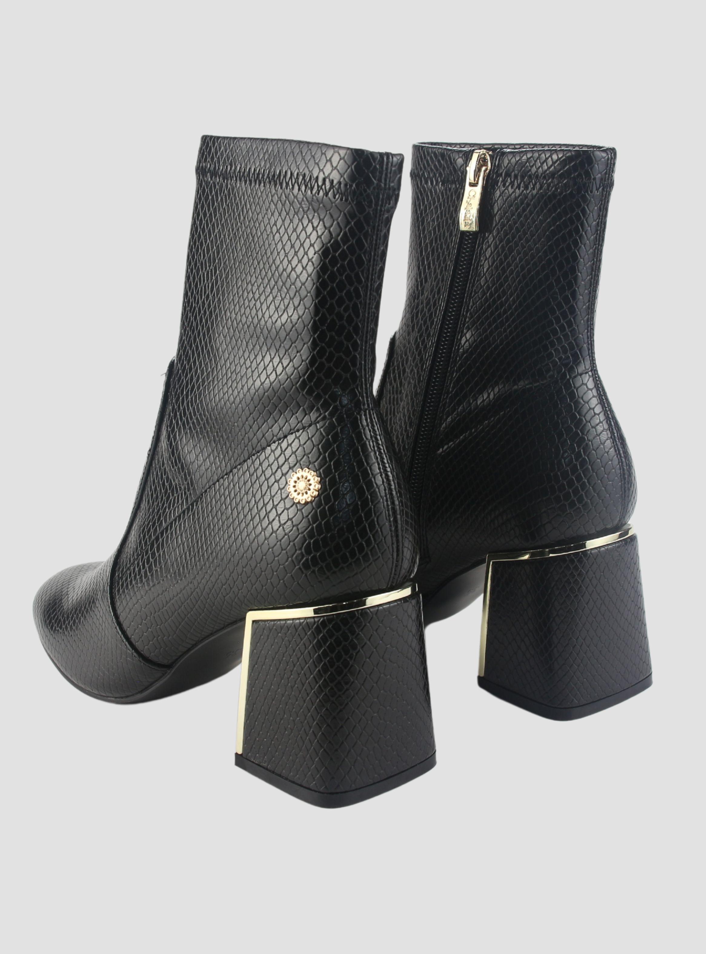 Botin Chalada Mujer Rupia-21 Negro Casual-5