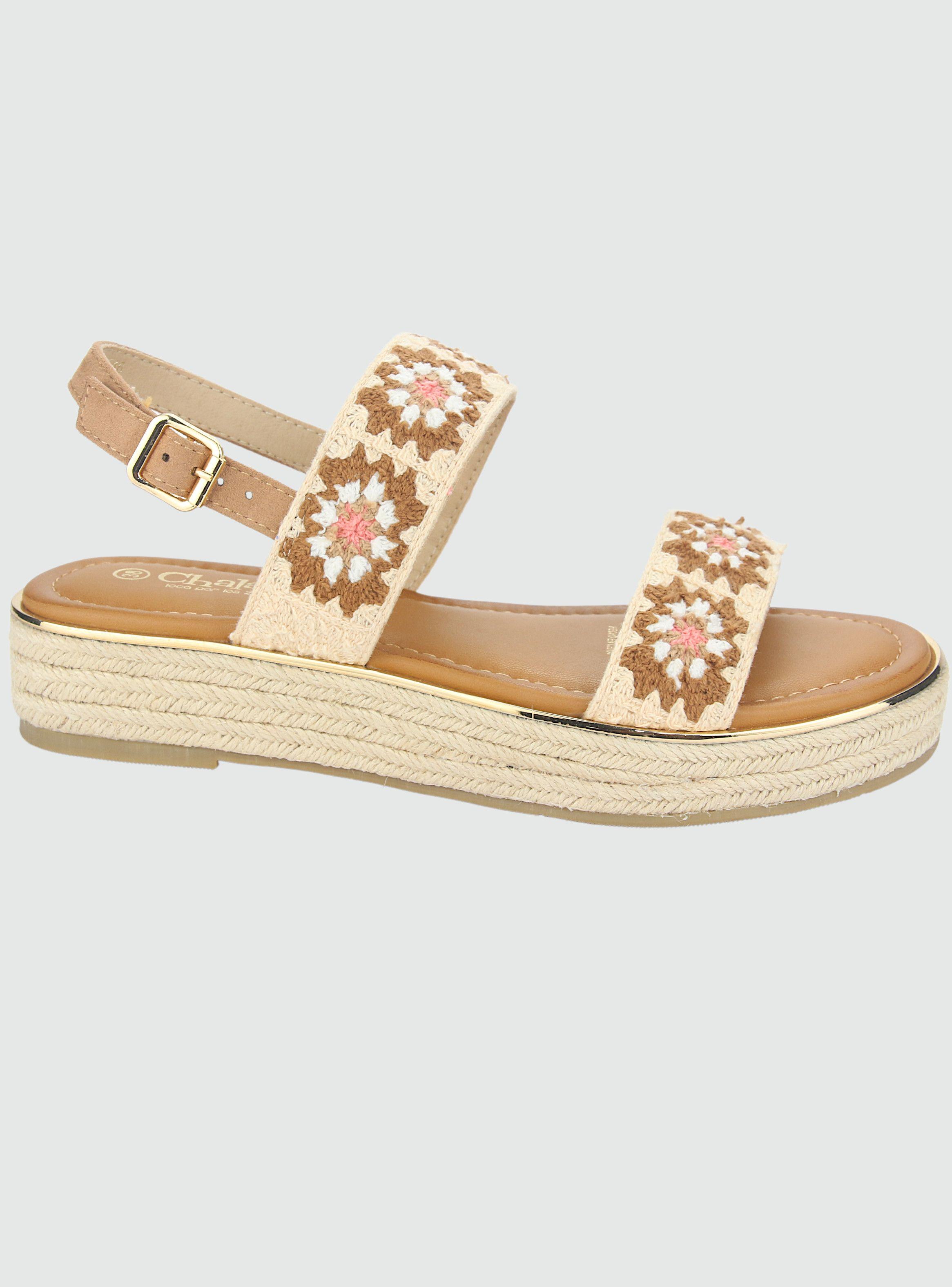 Sandalia Chalada Mujer Lila-16 Beige Casual-0