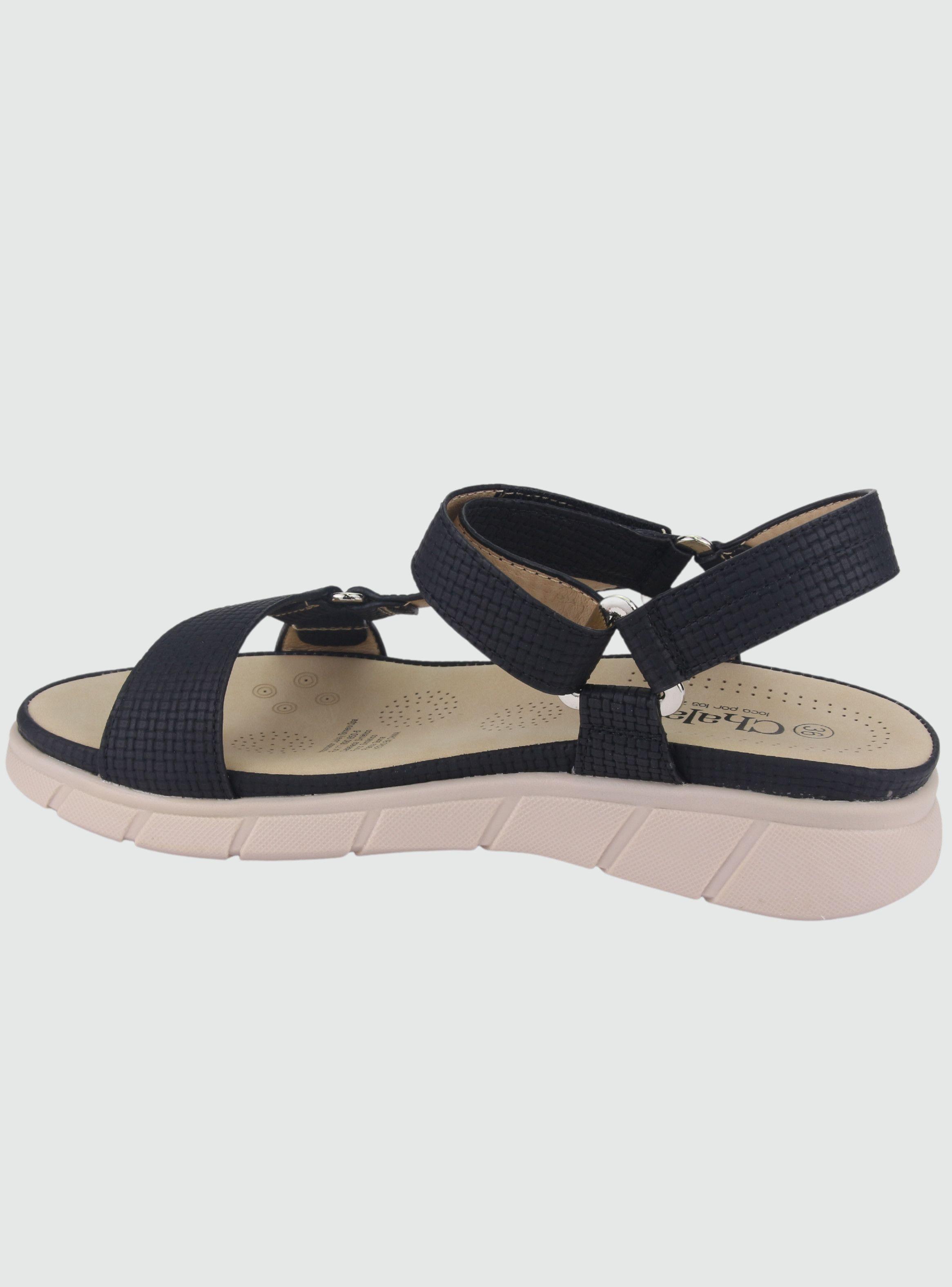 Sandalia Chalada Mujer Elsa-15 Negro Casual-1