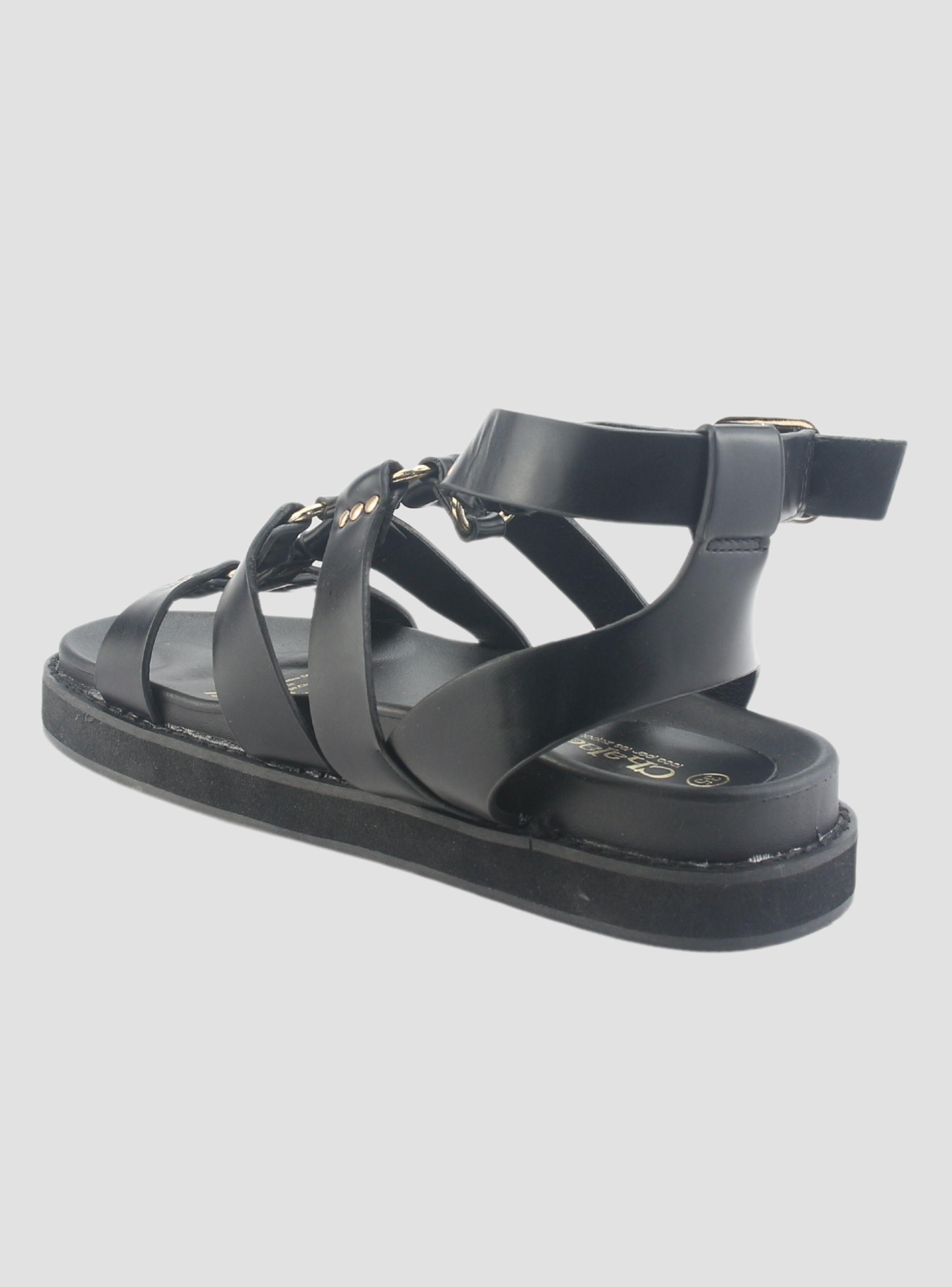 Sandalia Chalada Mujer Viva-10 Negro Casual-3