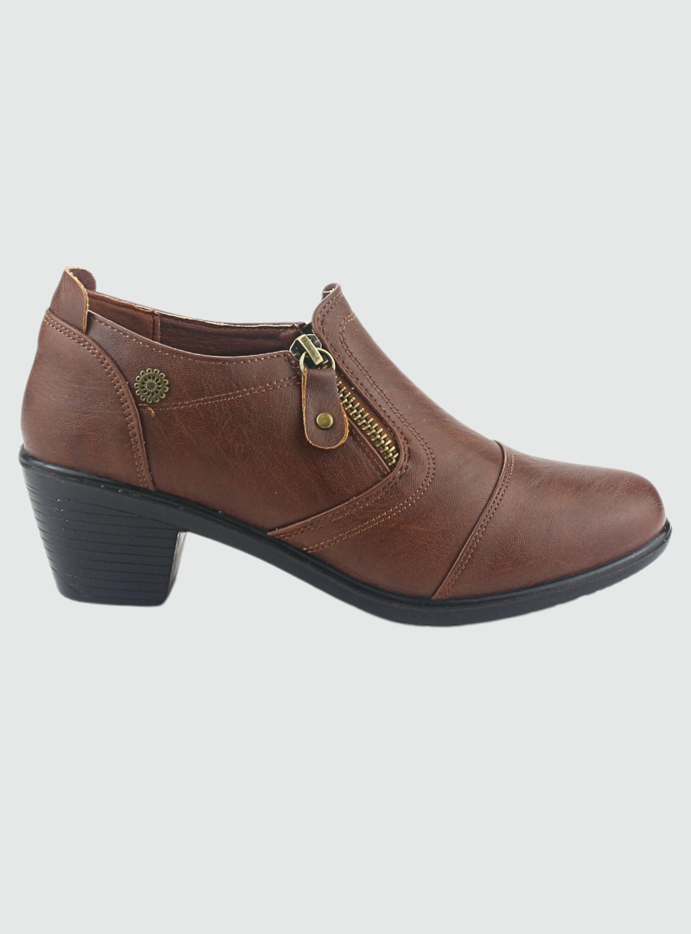 Zapato Chalada Mujer Litang-5 Camel Casual-0