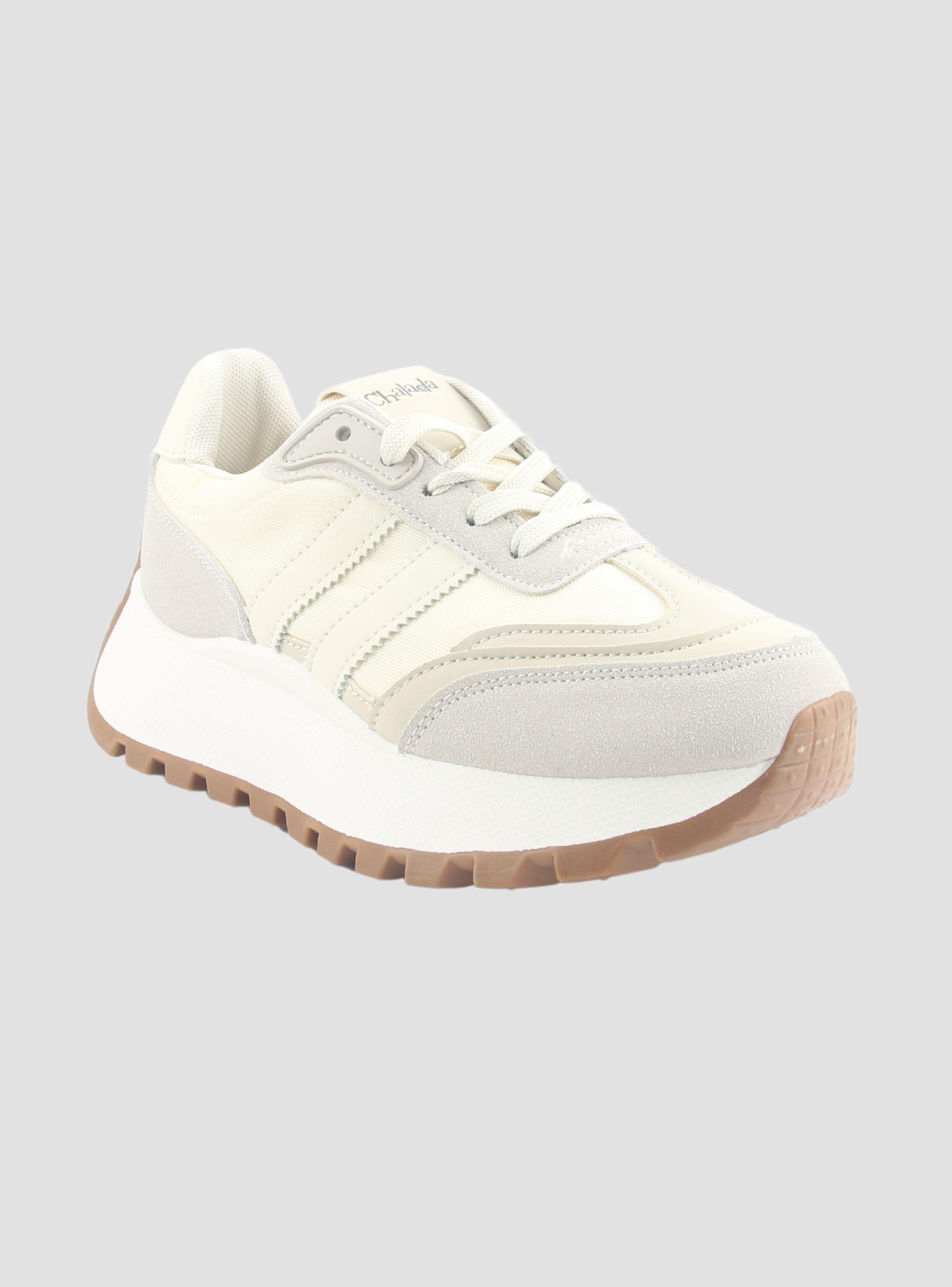 Zapatilla Chalada Mujer Pixa-5 Beige Urbano-2