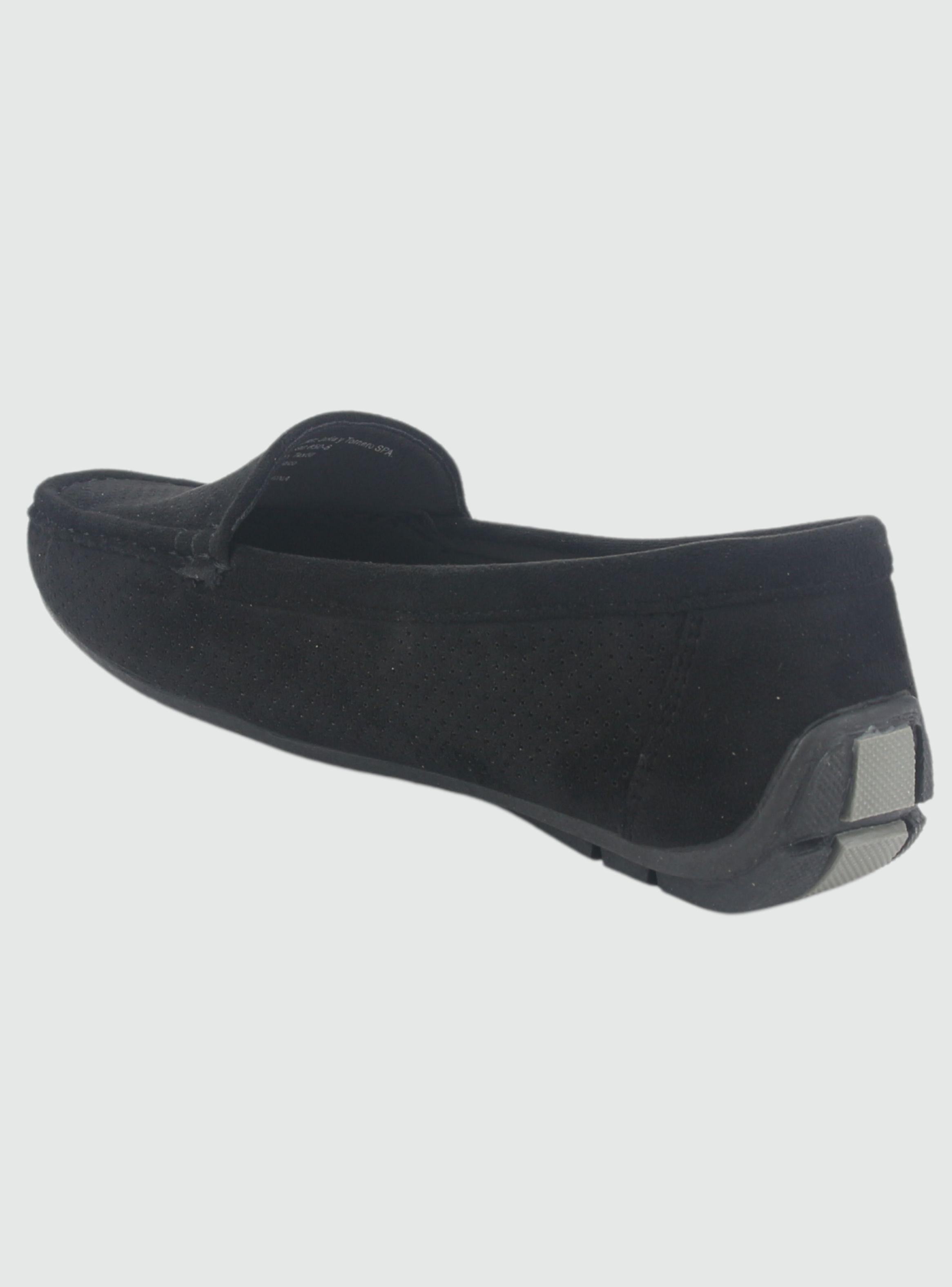 Mocasin Chalada Mujer Nautico-2 Negro Casual-3