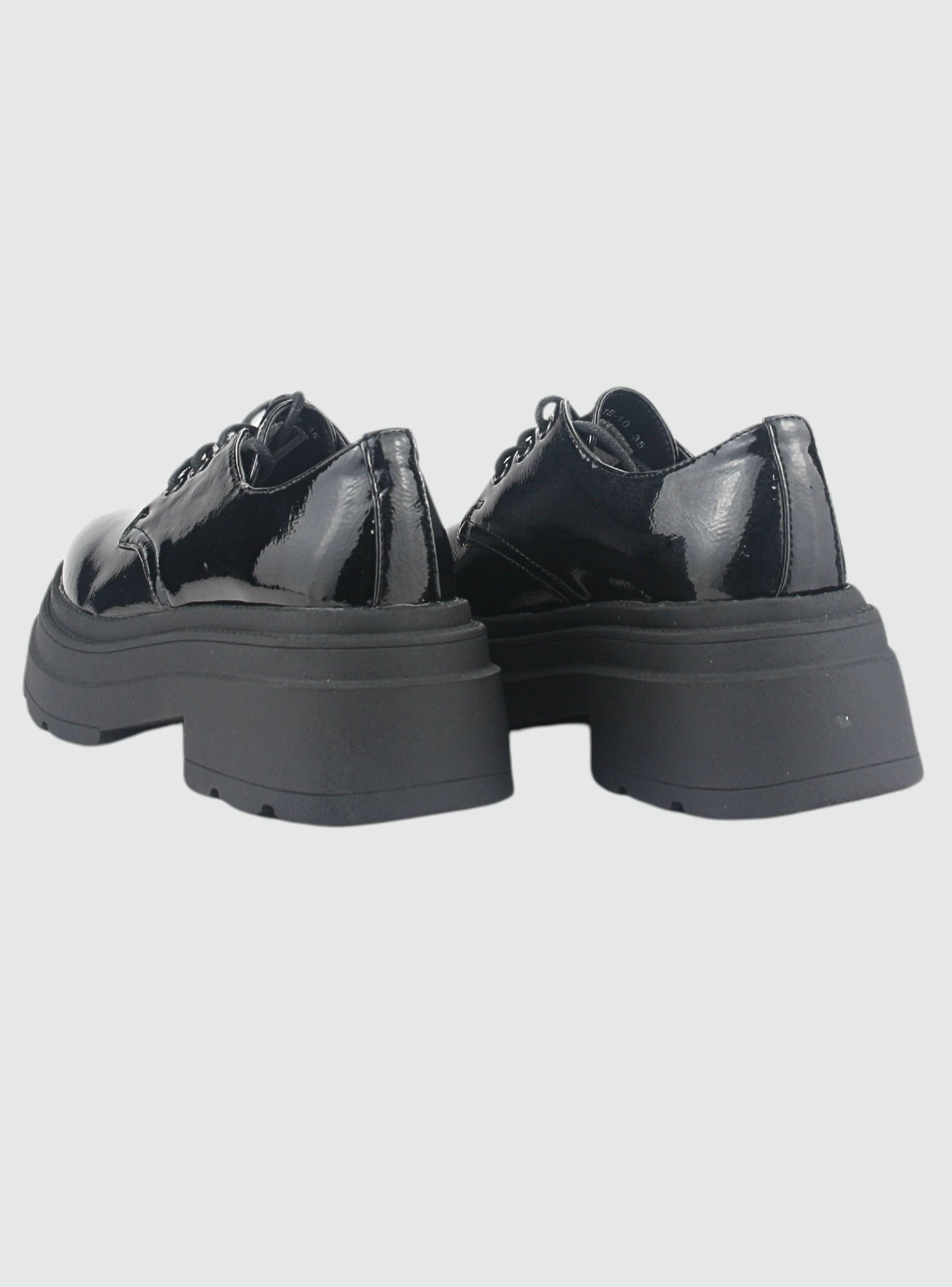 Zapato Chalada Mujer Gate-10 Negro Casual-4