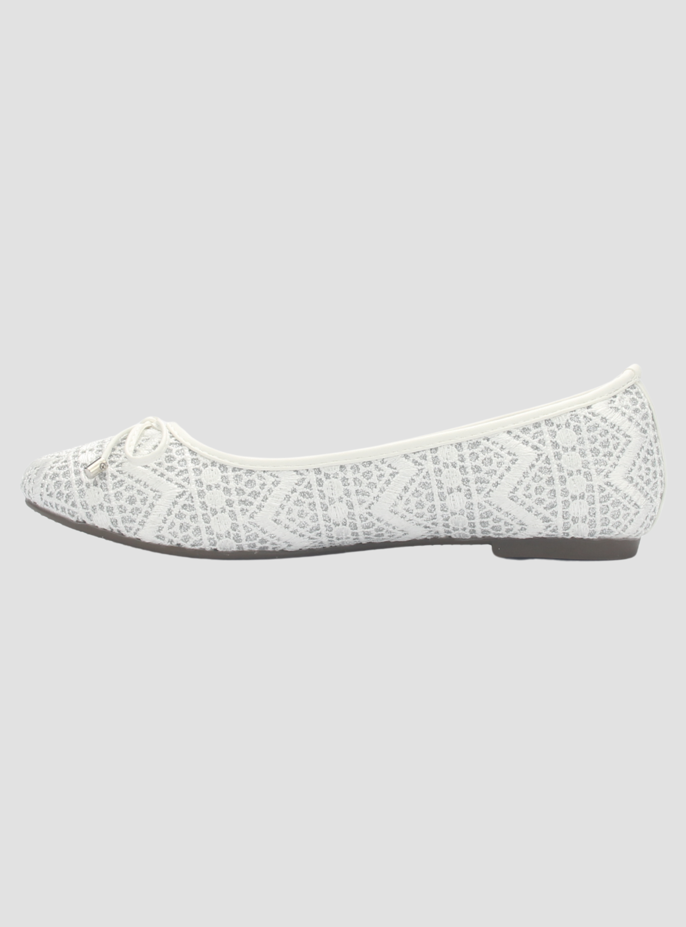 Ballerina Mujer Chalada Nathan-27 Blanco Casual-1
