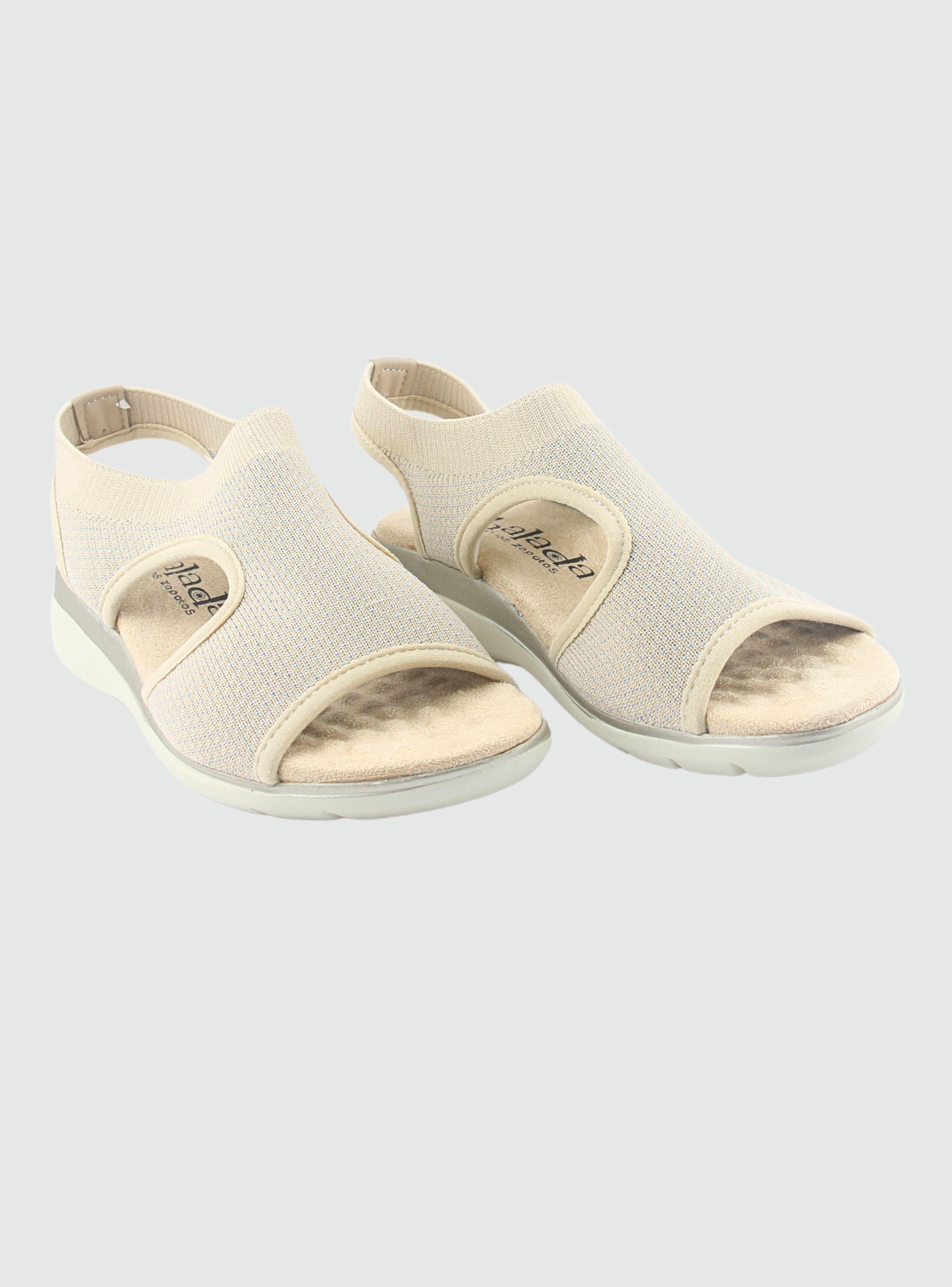 Sandalia Chalada Mujer Floro-4 Beige Casual-4