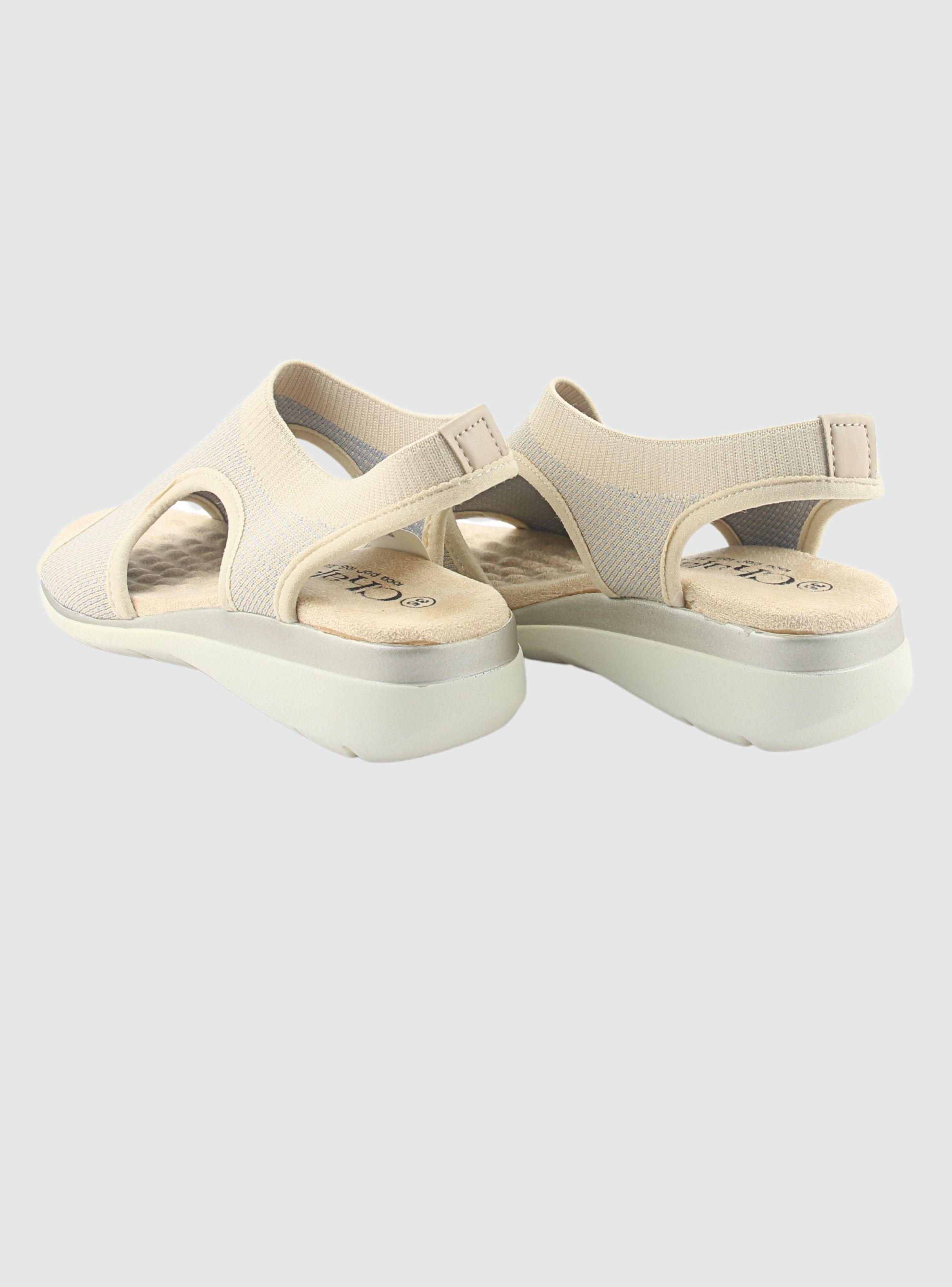Sandalia Chalada Mujer Floro-4 Beige Casual-5