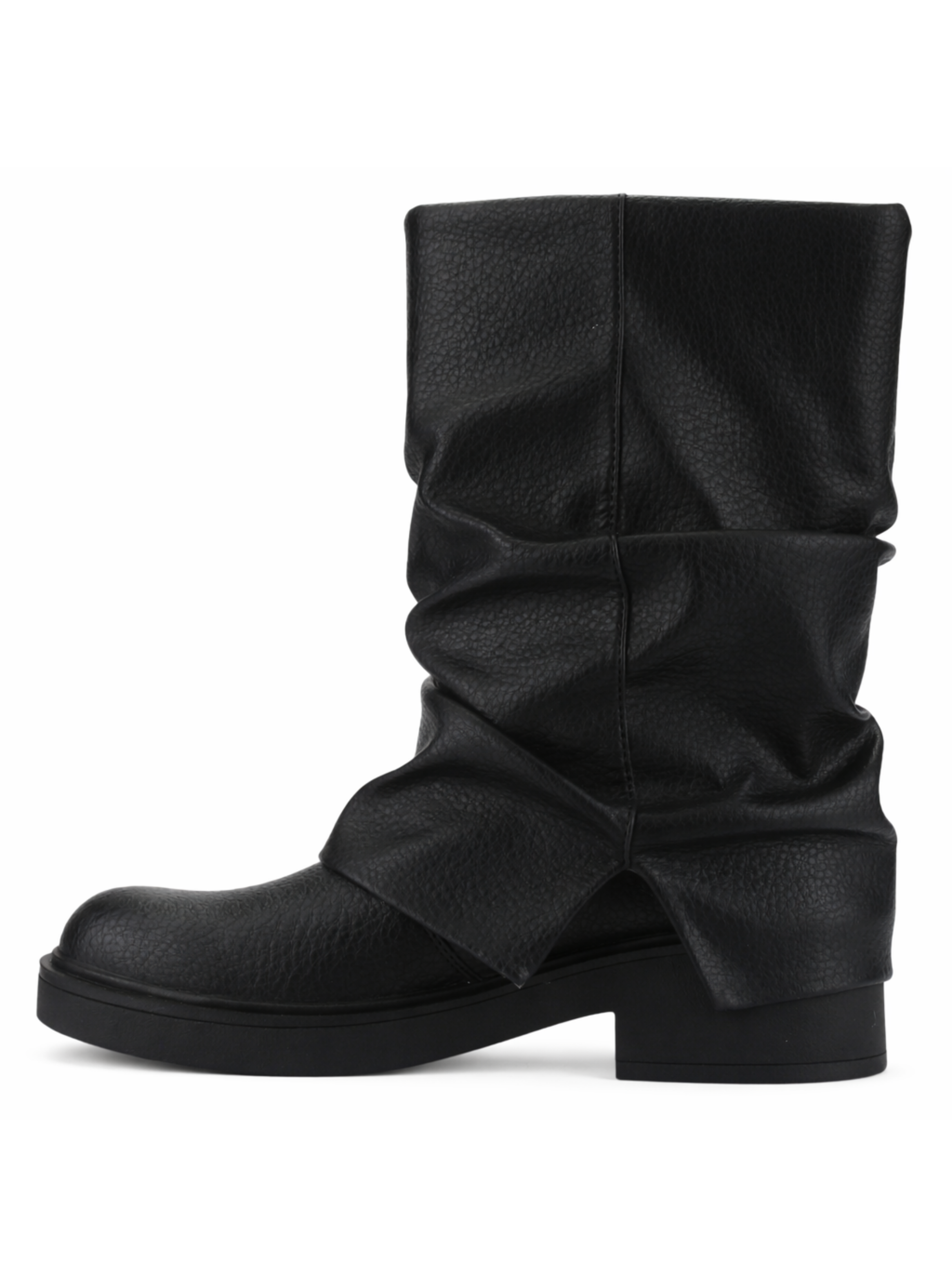 Botin Negro Mujer Casual Chalada Biker-1