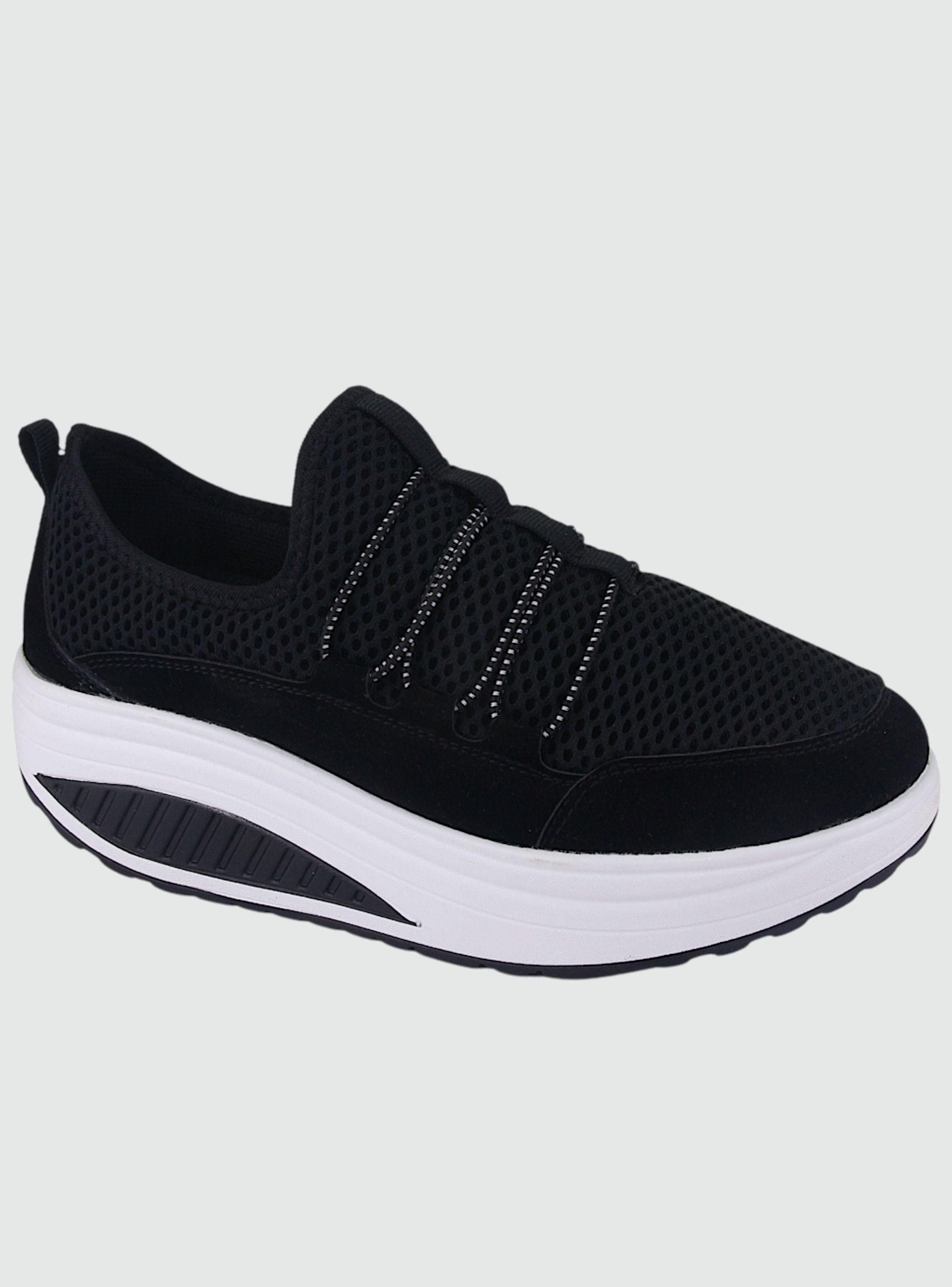 Zapatilla Funway Mujer Tija-30 Negro Casual-0