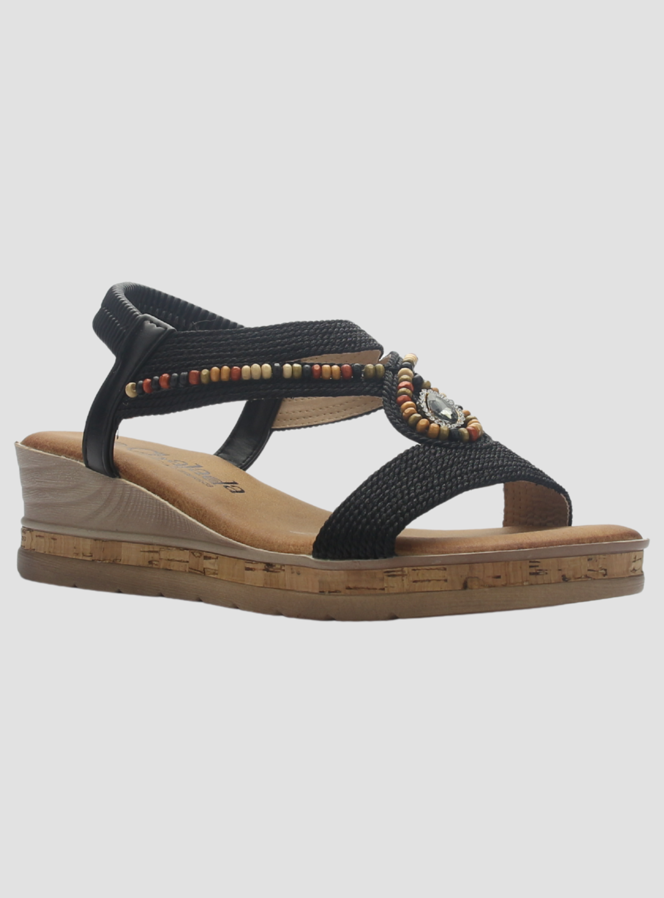 Sandalia de Mujer de color Negro Casual Chalada Molina-1-2