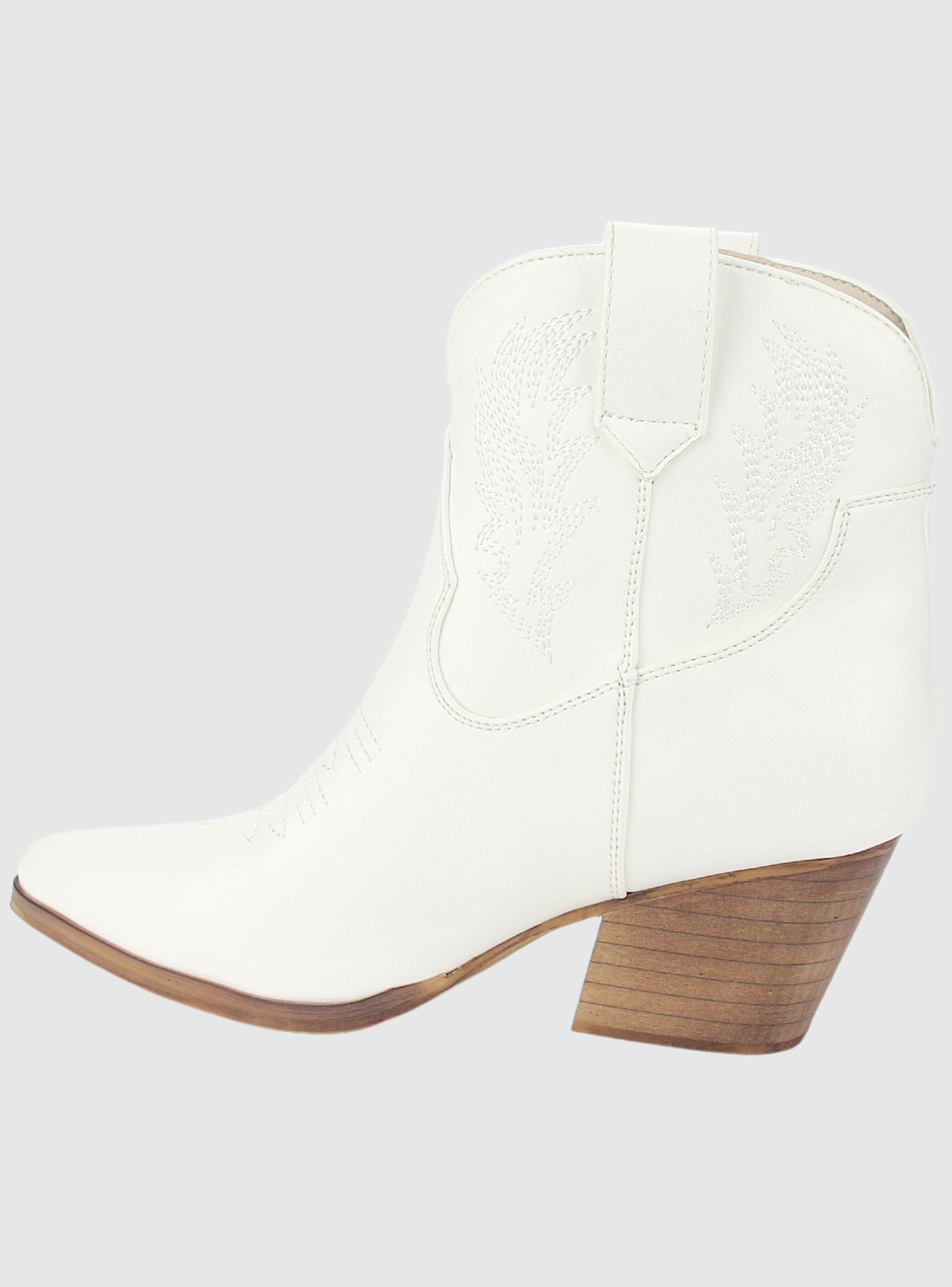 Botin Chalada Mujer Westnew-3 Blanco Casual-1