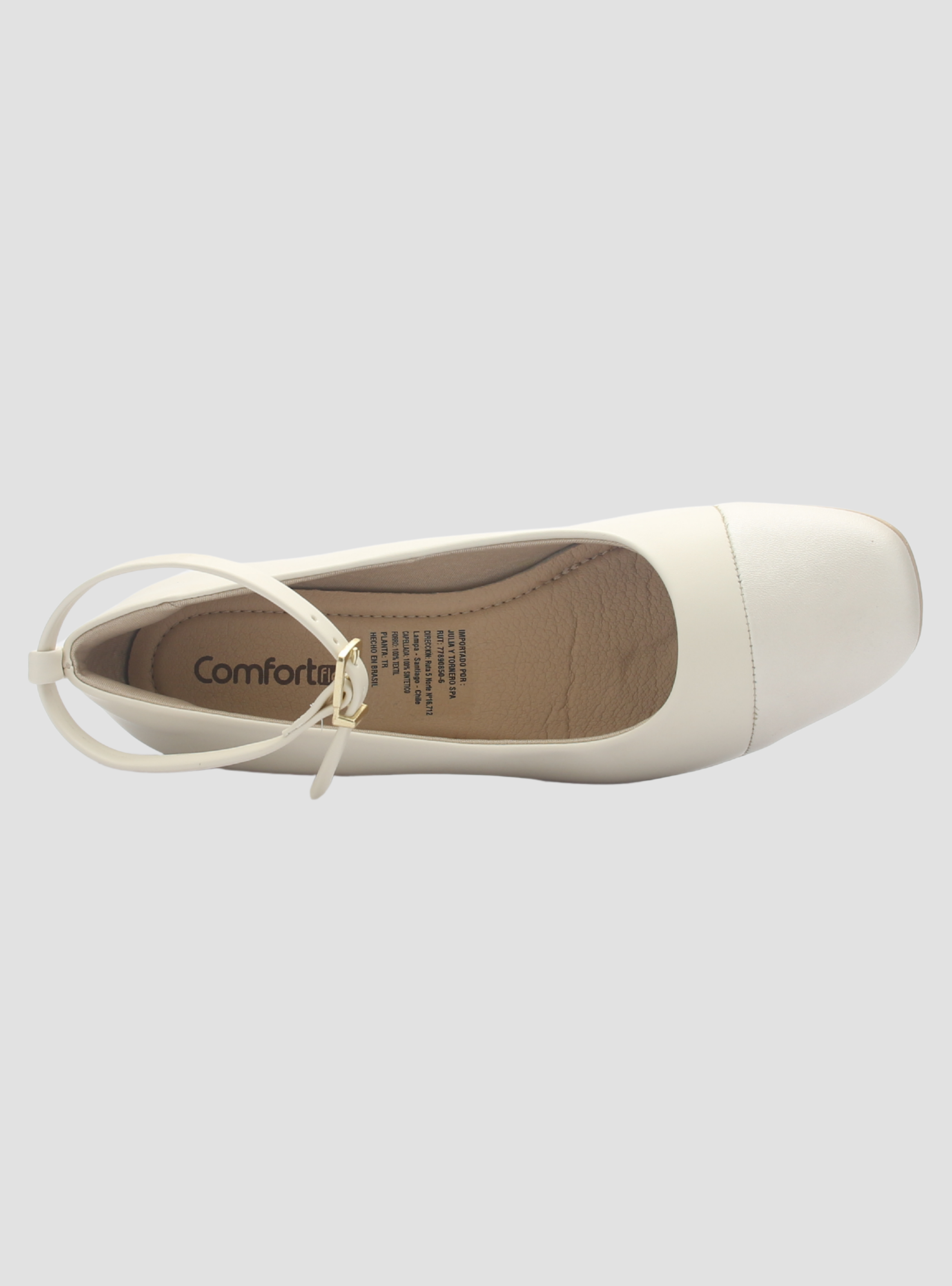 Zapato Mujer Beige Comfortflex 2595403 Casual-4