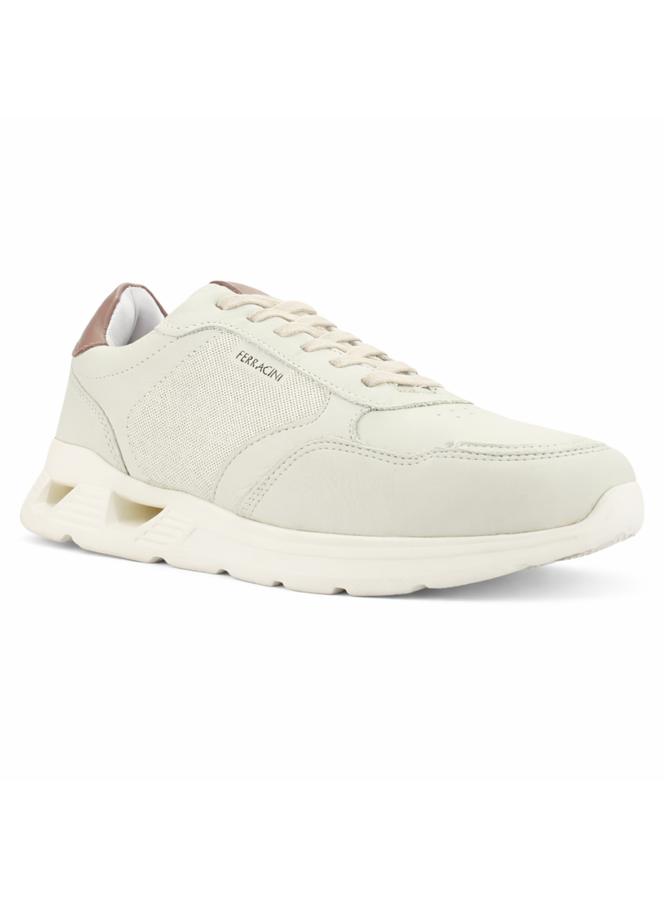 Zapatilla Beige Hombre Casual Ferracini 8351 Speed-2