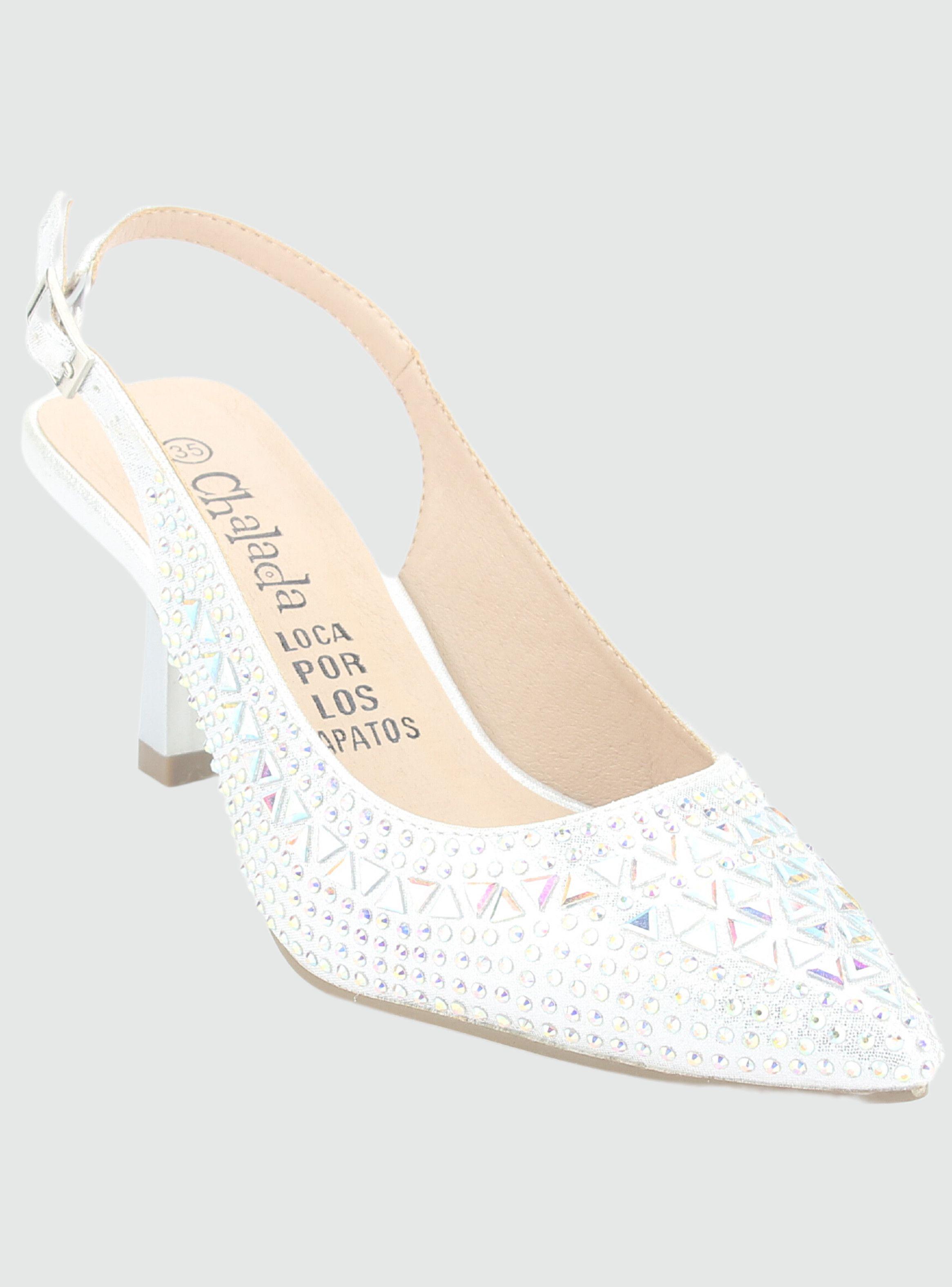 Zapato Chalada Mujer Hot-70 Plateado Casual-2