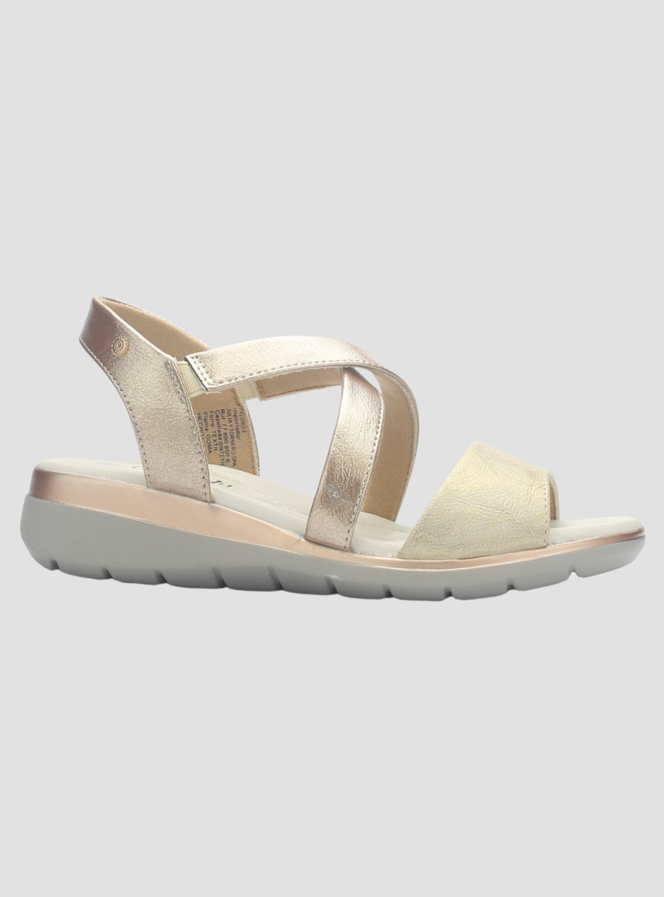 Sandalia Mujer Chalada Floro-6 Dorado Casual-0