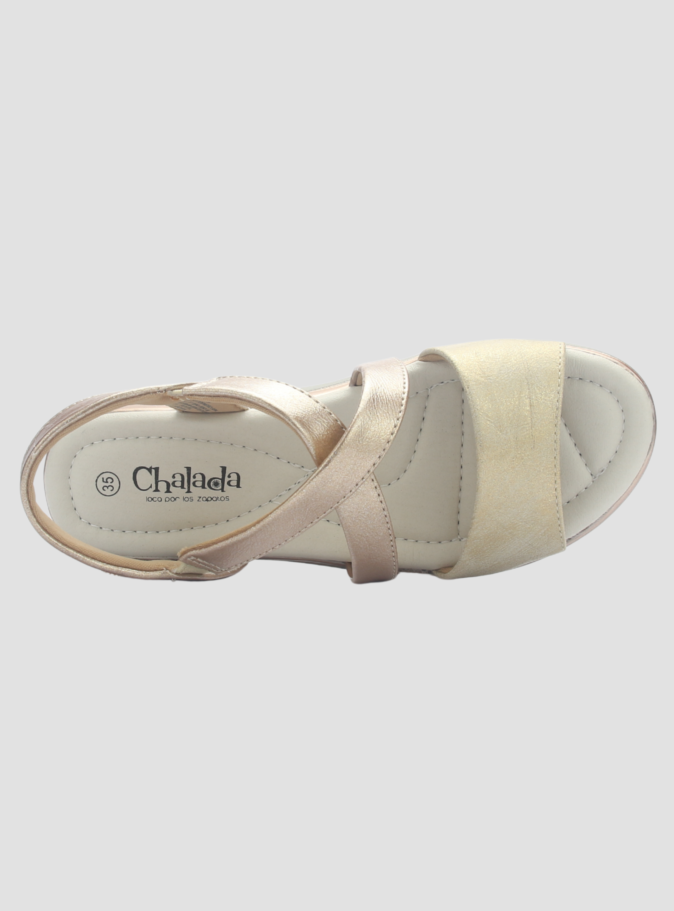 Sandalia Mujer Chalada Floro-6 Dorado Casual-4