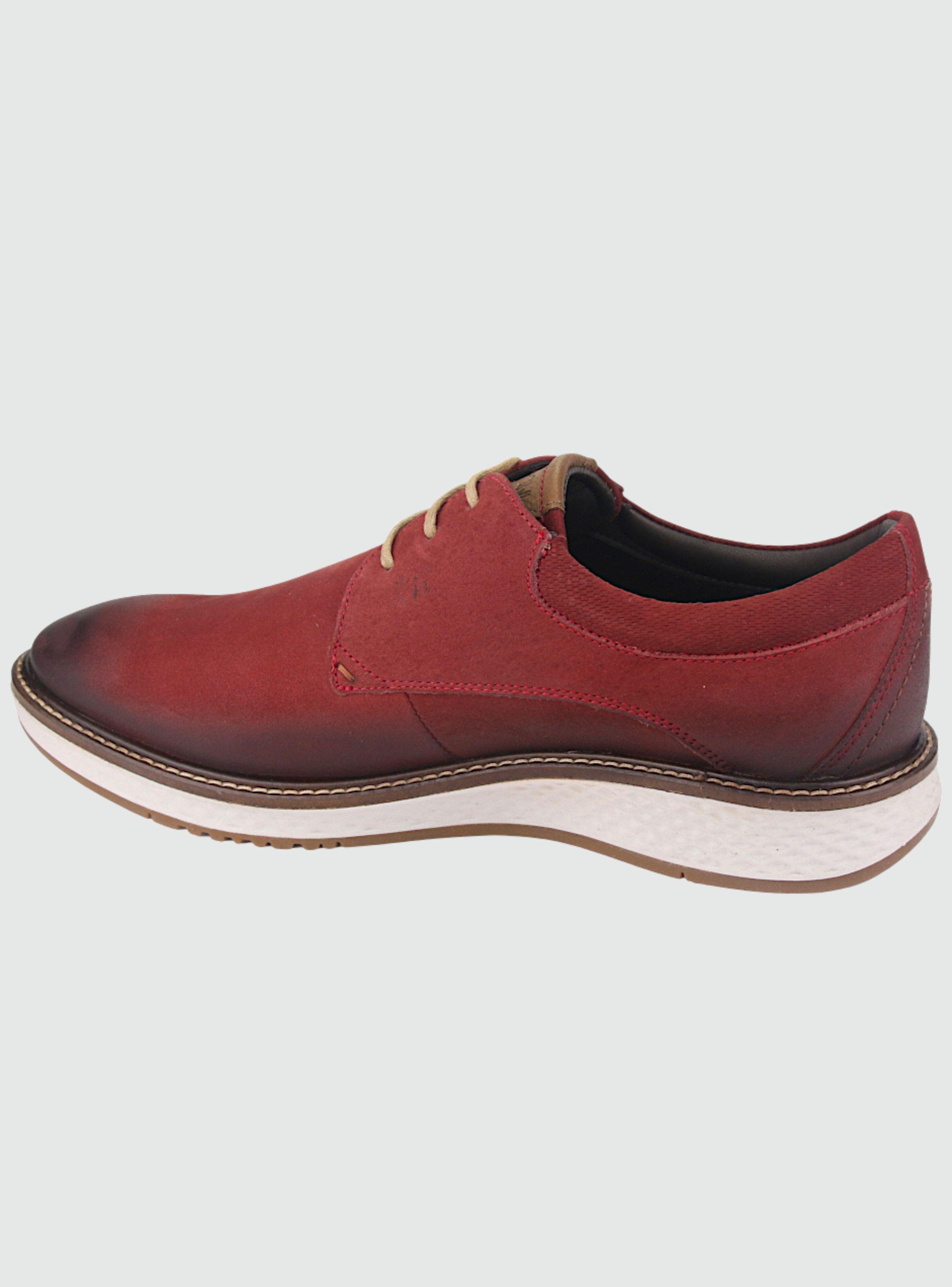 Zapato Ferracini Hombre 3301-586 Rojo Casual-1