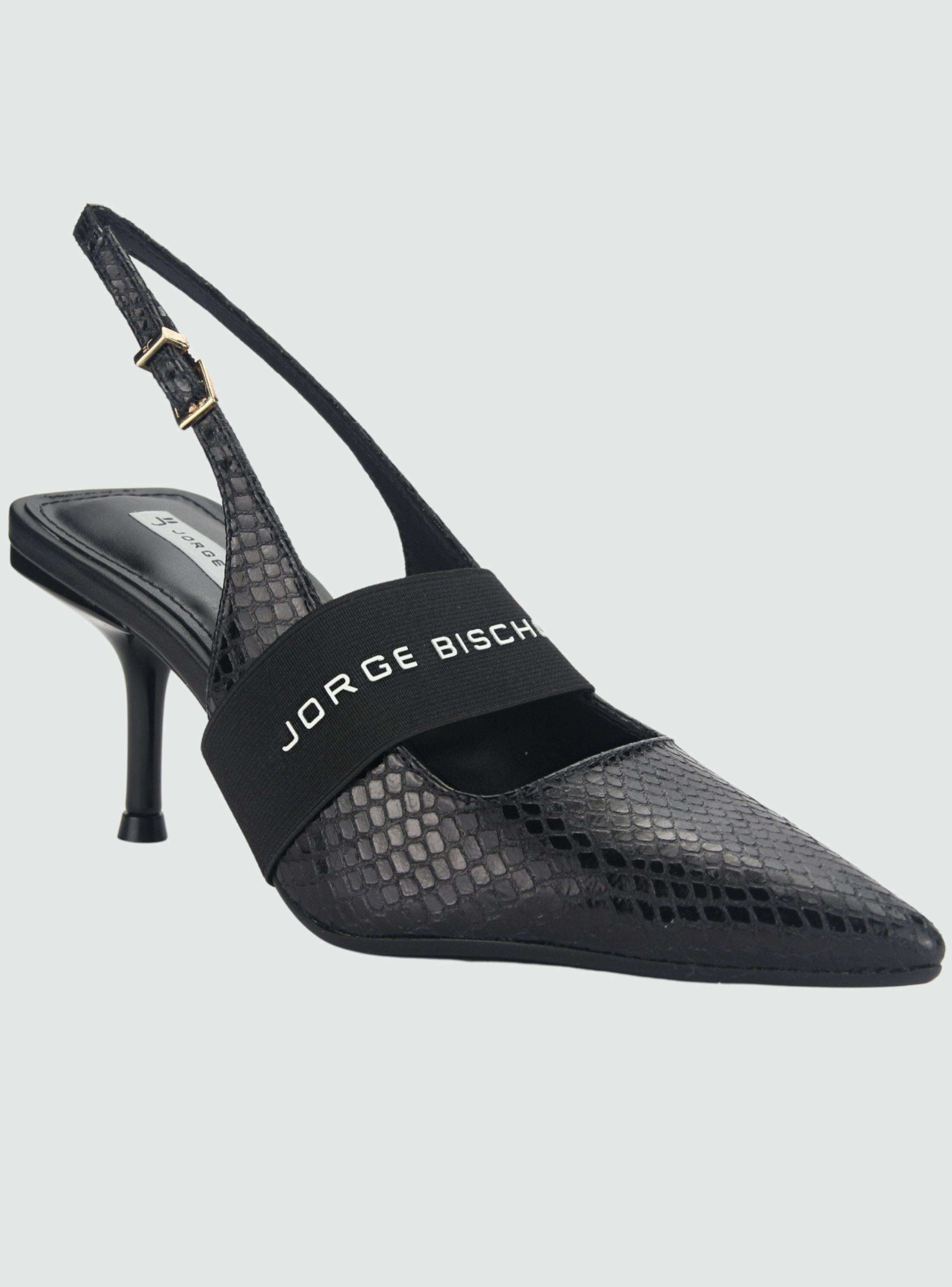 Zapato Jorge Bischoff Mujer J10694044 Negro Casual-2