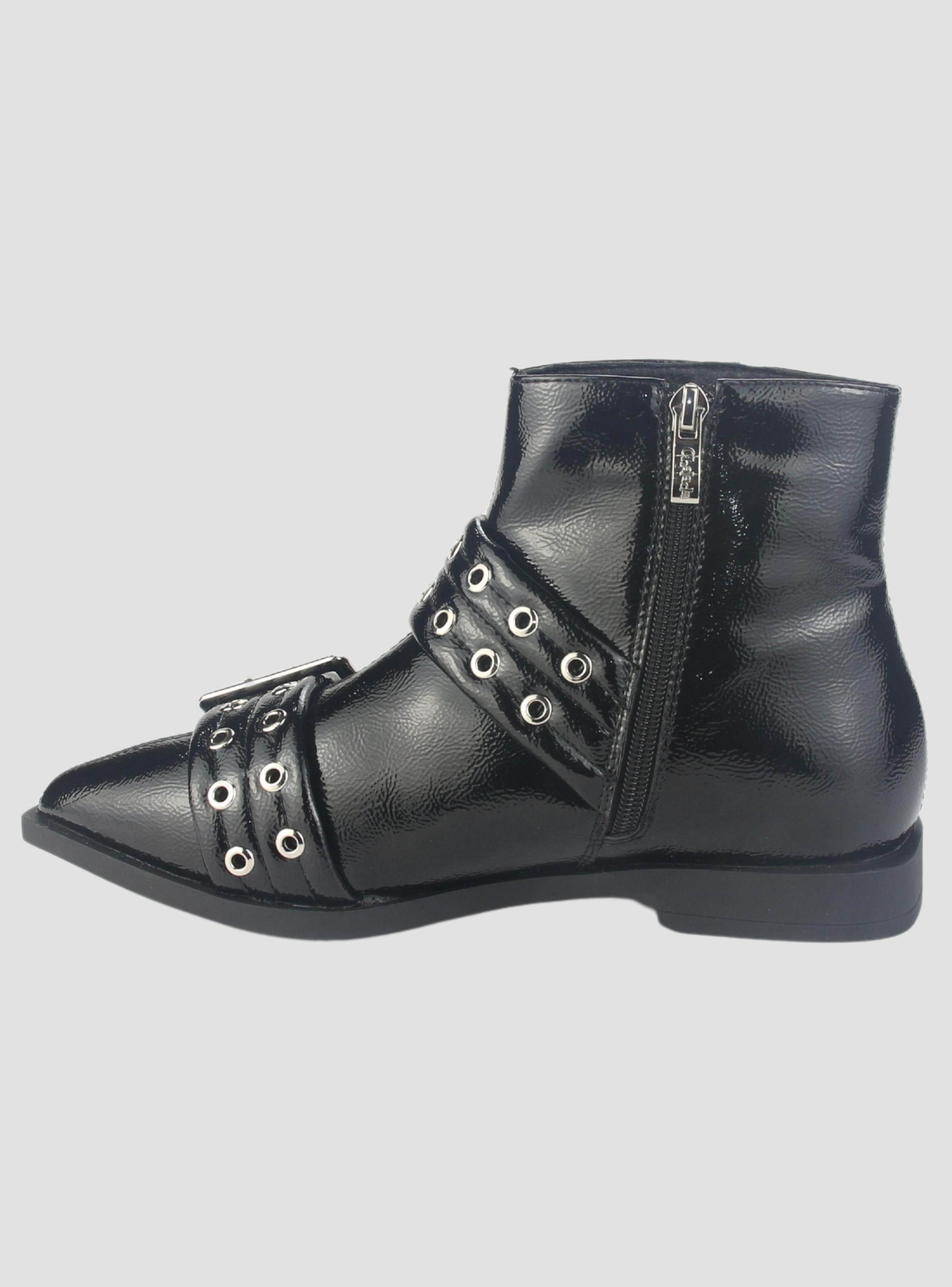 Botin Chalada Mujer Slik-11 Negro Casual-1