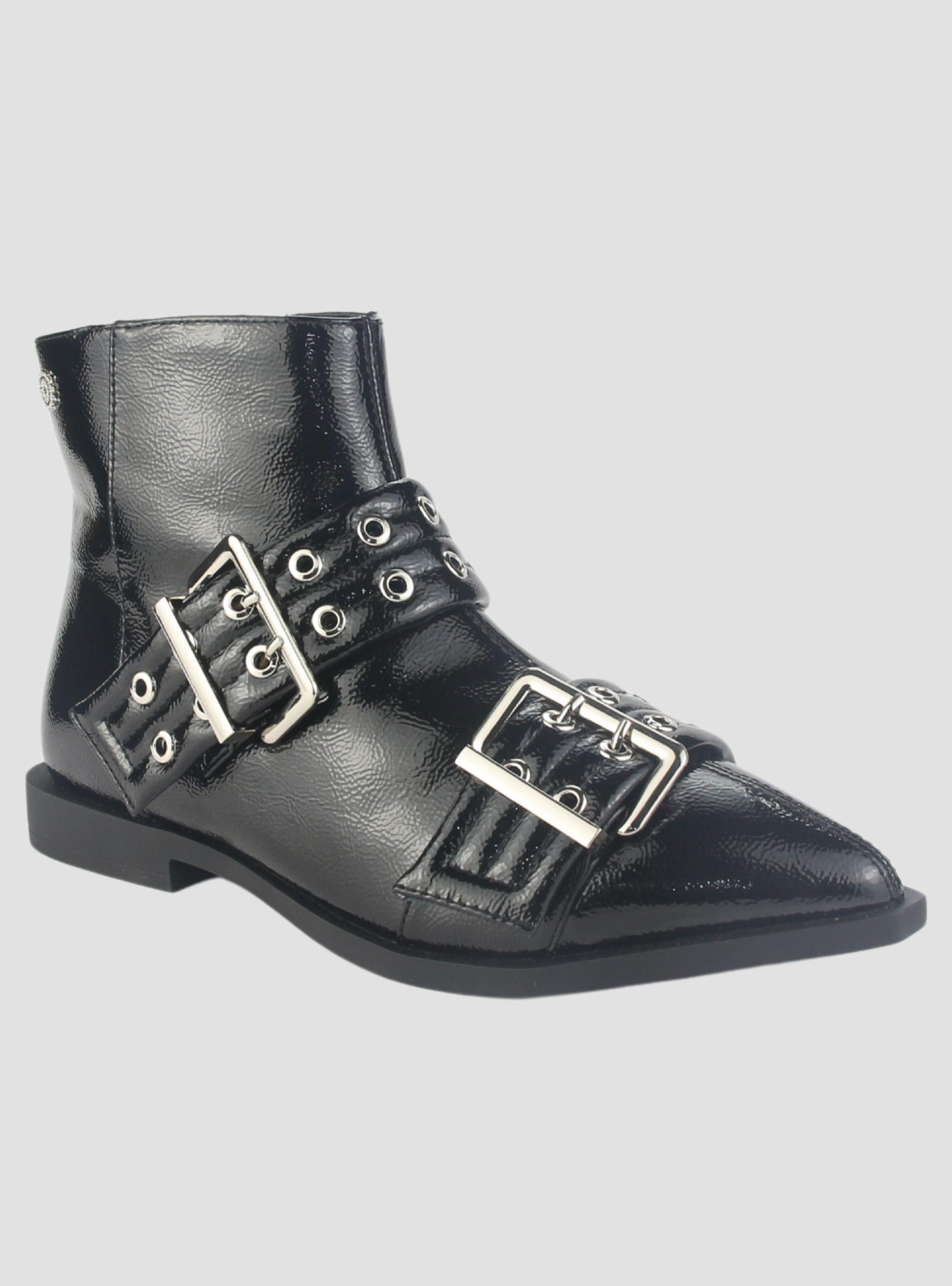 Botin Chalada Mujer Slik-11 Negro Casual-2