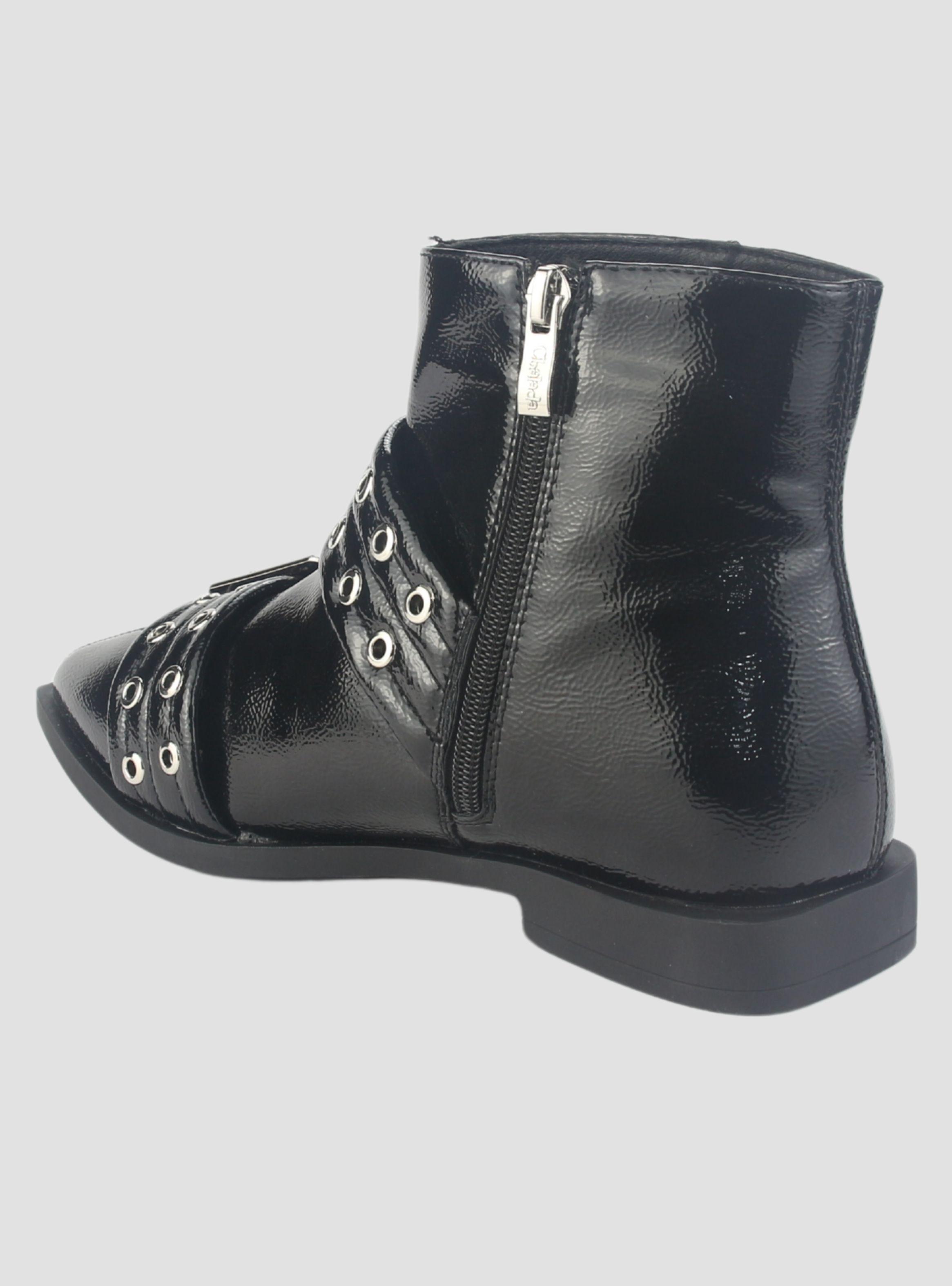 Botin Chalada Mujer Slik-11 Negro Casual-3