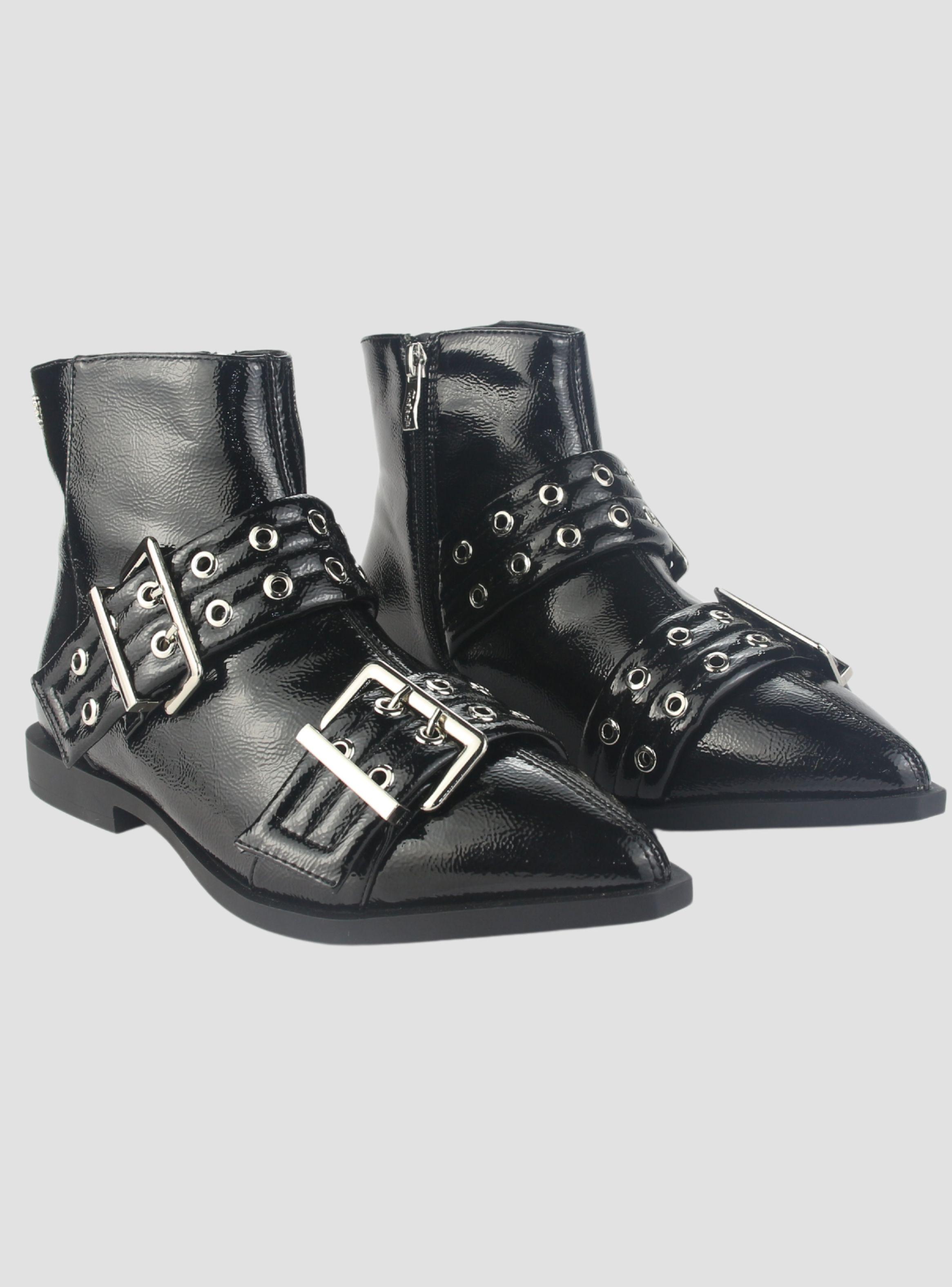 Botin Chalada Mujer Slik-11 Negro Casual-4