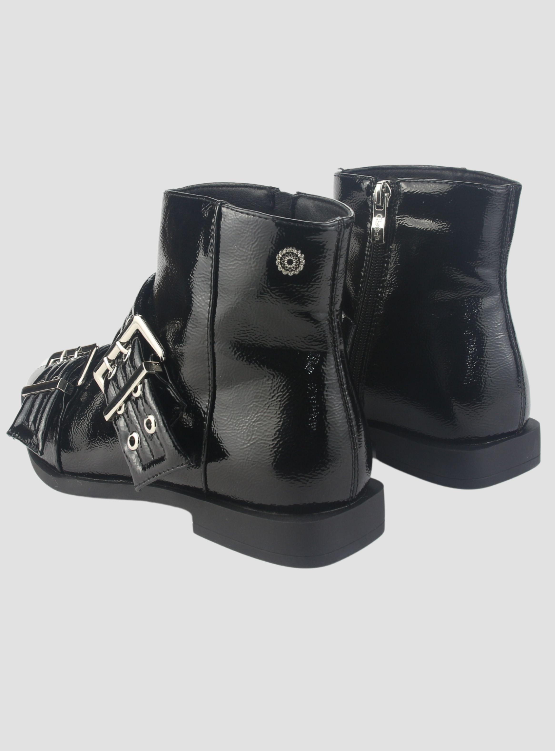 Botin Chalada Mujer Slik-11 Negro Casual-5