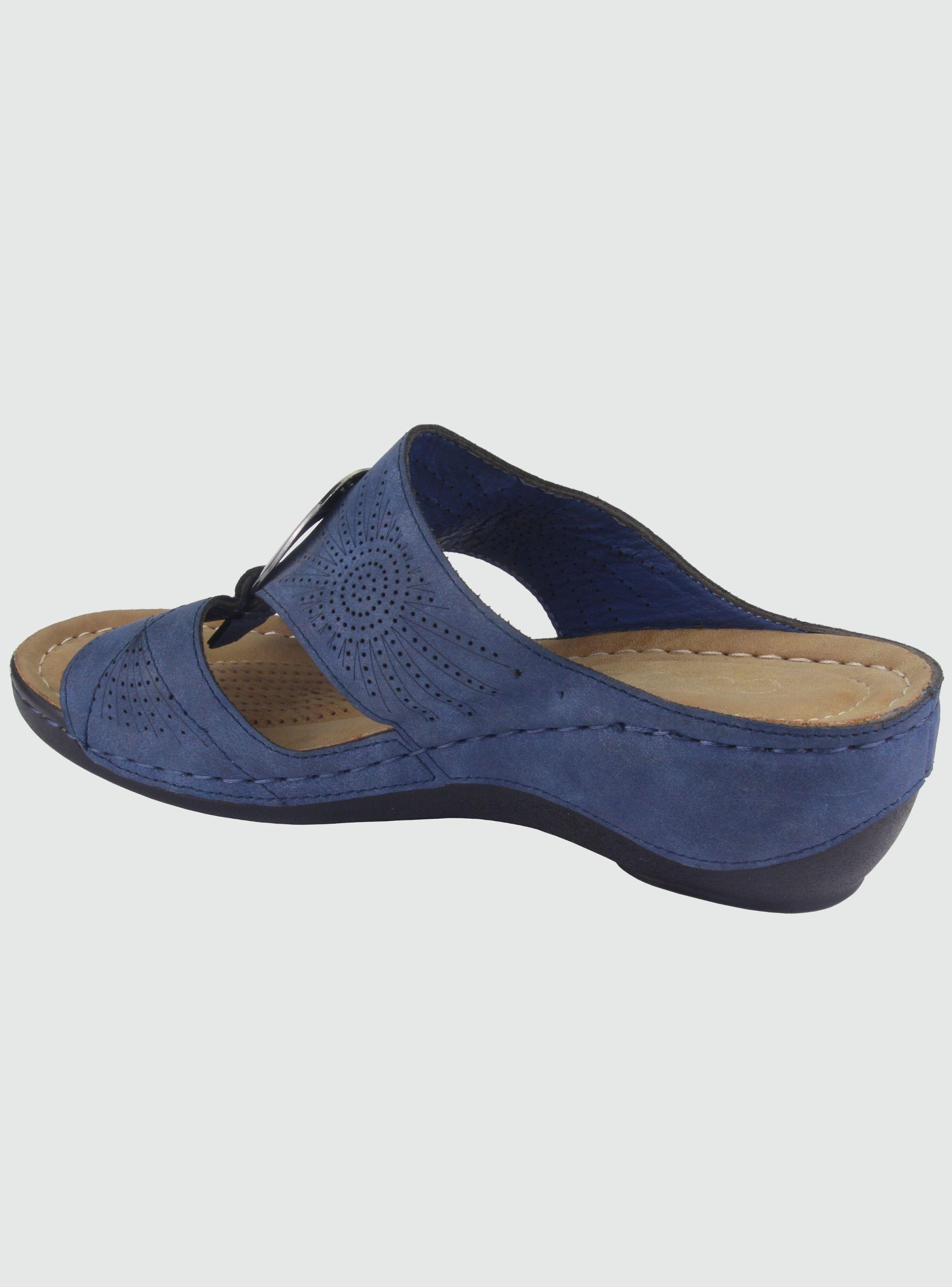 Sandalia Chalada Mujer Kon-5 Azul Casual-1