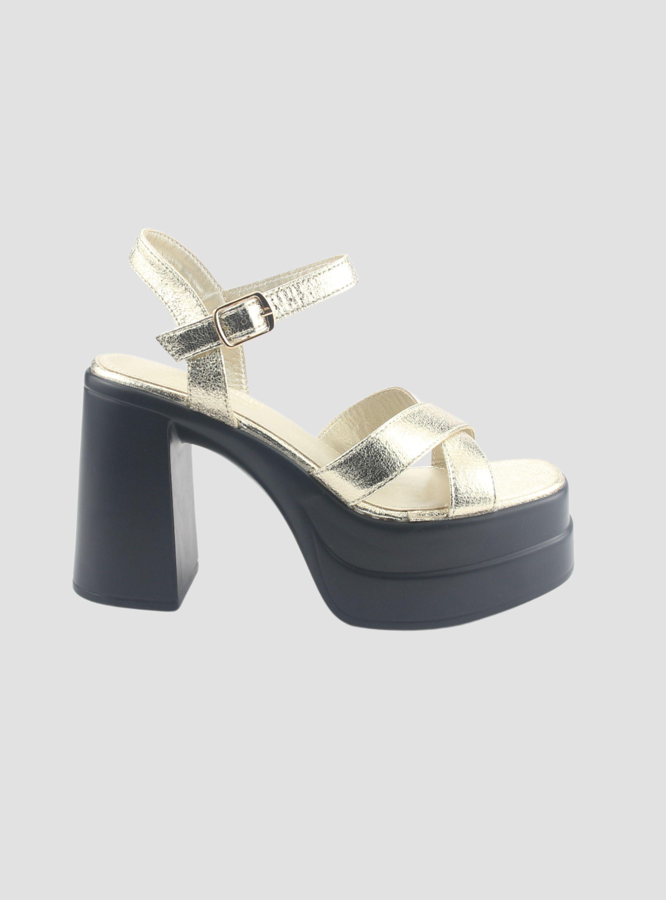 Sandalia Chalada Mujer Vizze-1 Dorado Casual-0