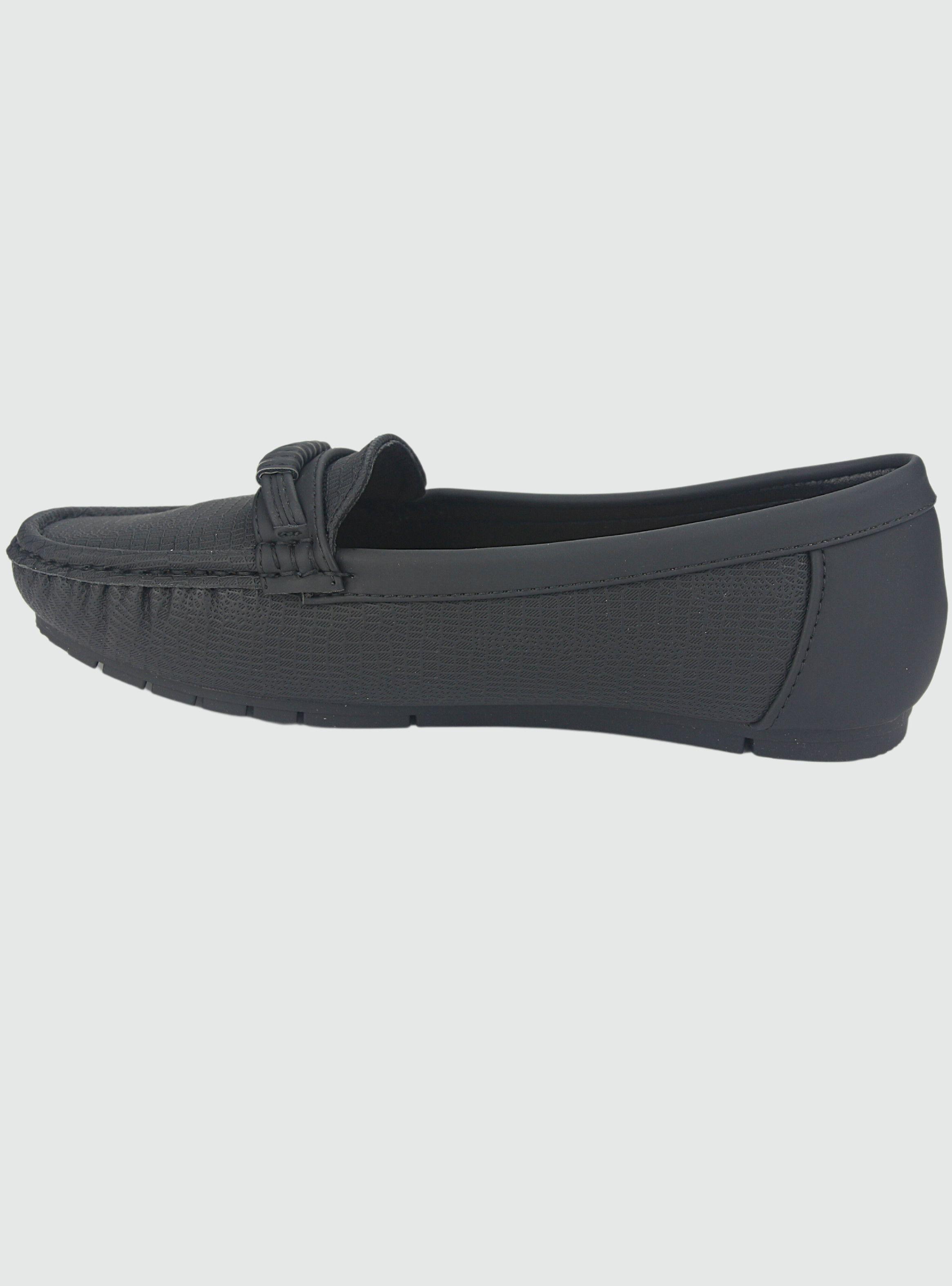 Mocasin Chalada Mujer Cusco-35 Negro Casual-1