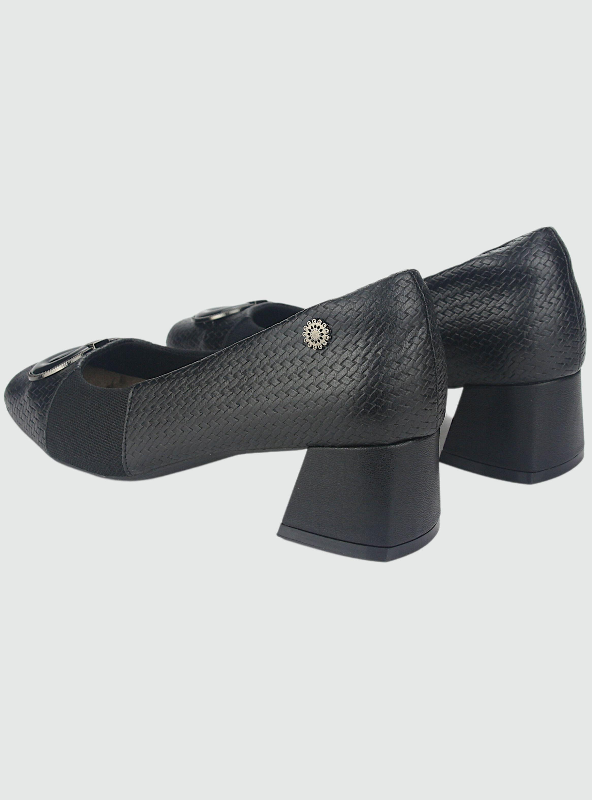 Zapato Chalada Mujer Rupia-1 Negro Casual-5