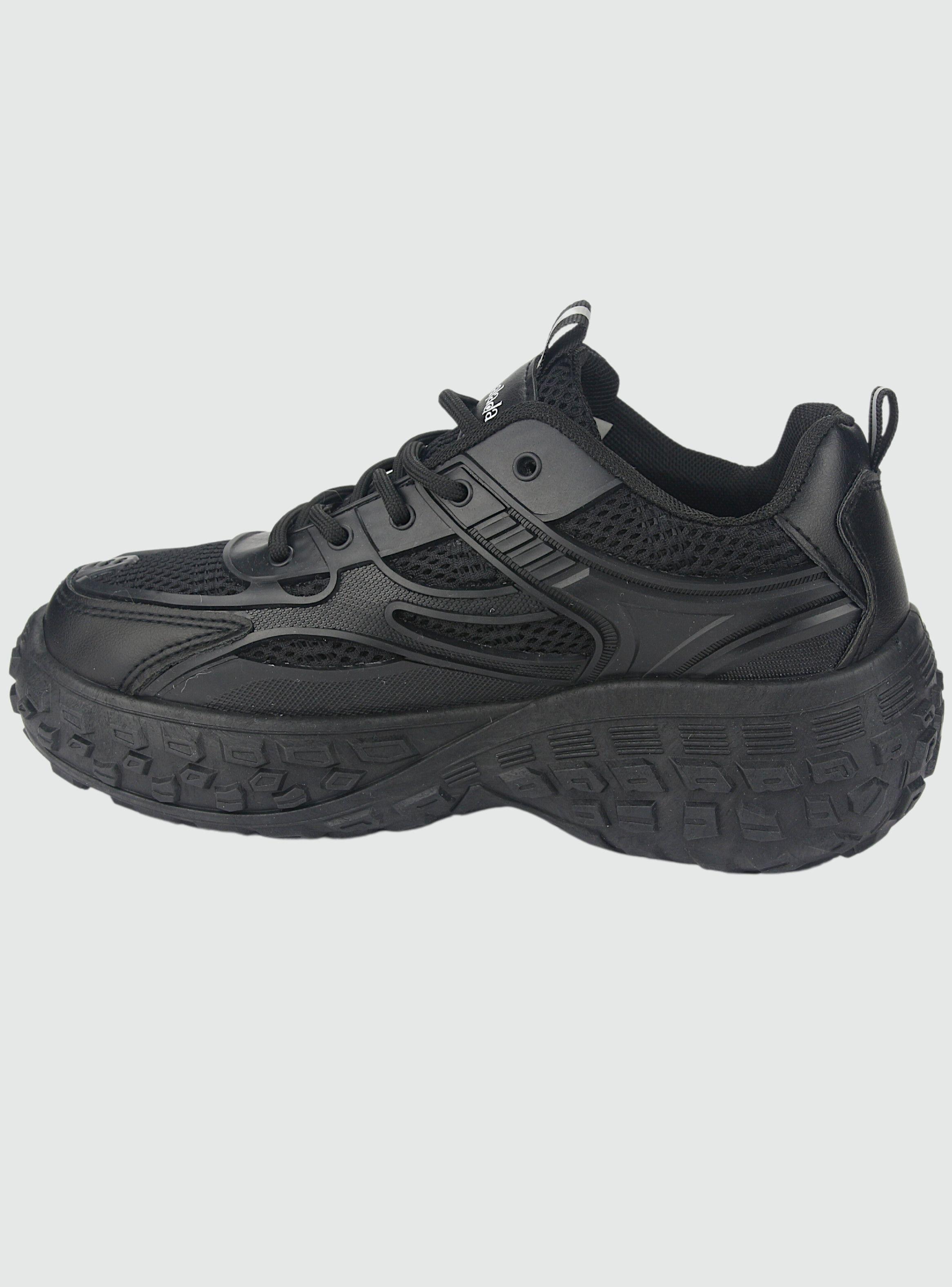 Zapatilla Chalada Mujer Clash-2 Negro Urbano-1