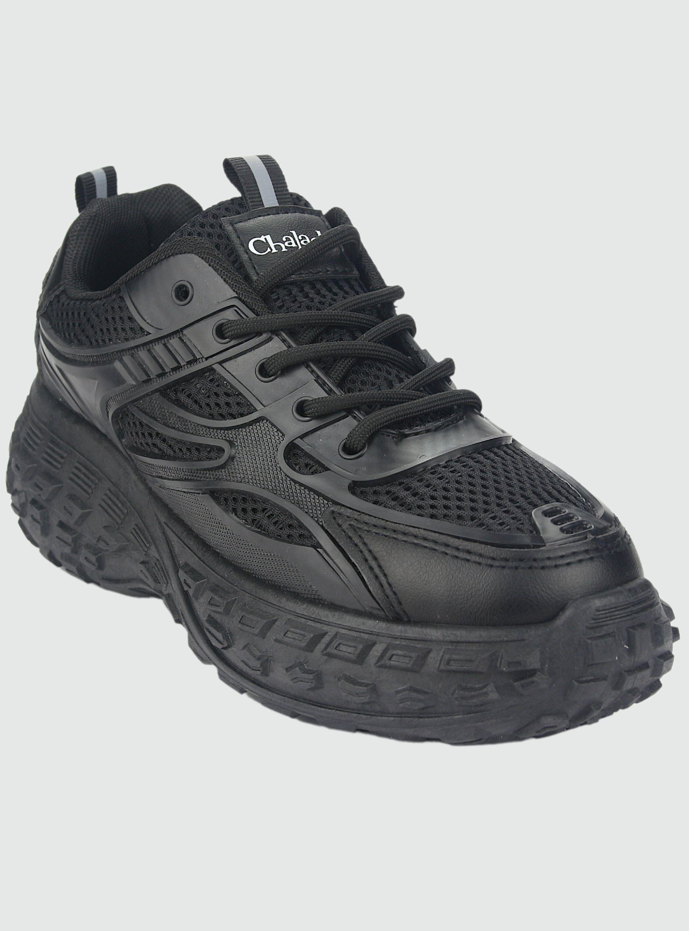 Zapatilla Chalada Mujer Clash-2 Negro Urbano-2