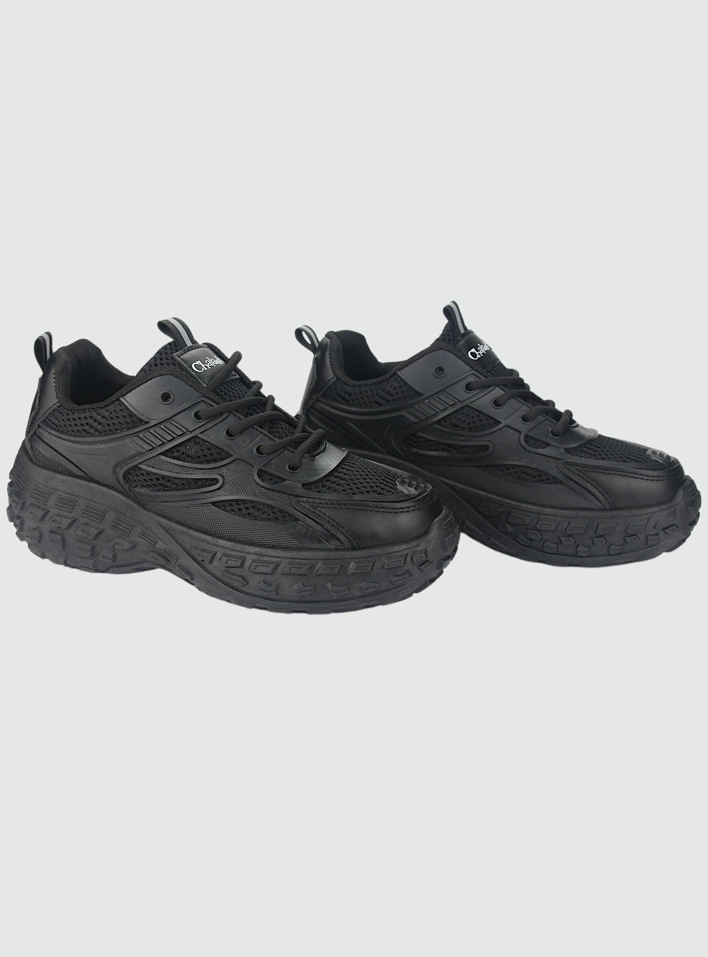Zapatilla Chalada Mujer Clash-2 Negro Urbano-4