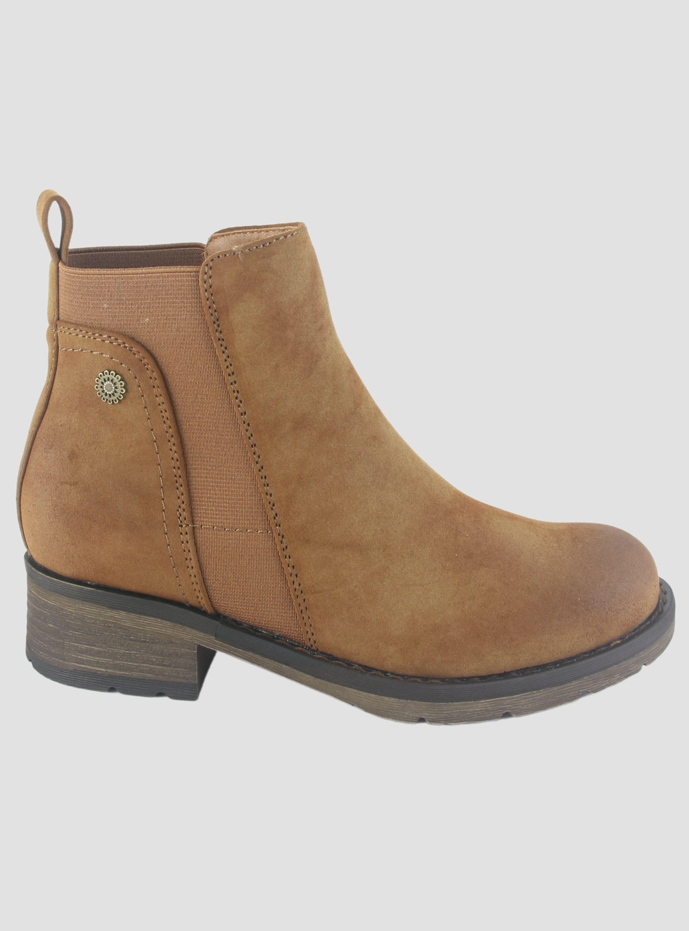 Botin Chalada Mujer Torri-28 Camel Casual-0