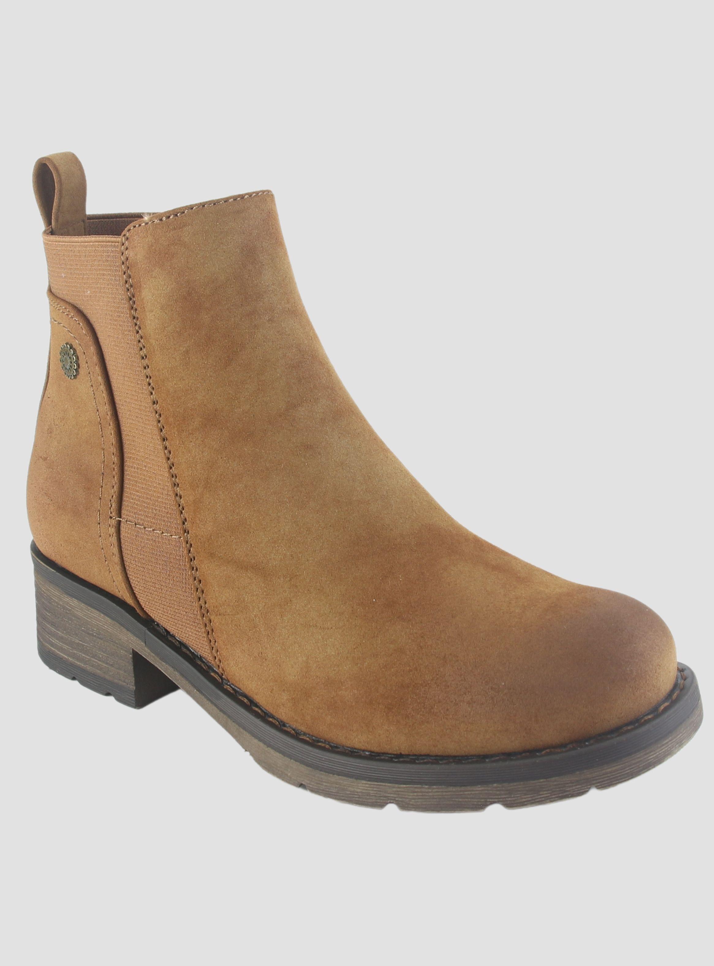 Botin Chalada Mujer Torri-28 Camel Casual-2