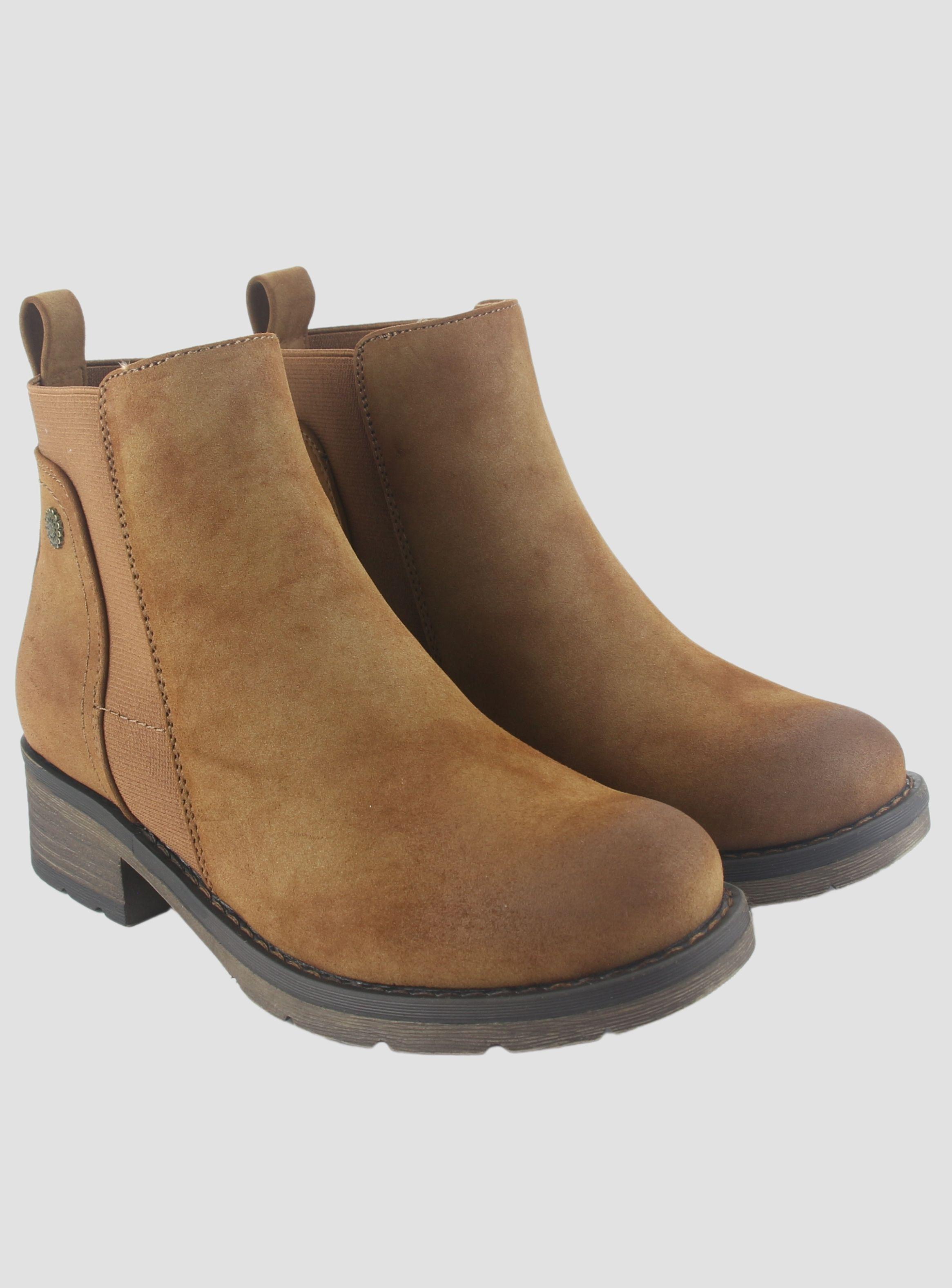 Botin Chalada Mujer Torri-28 Camel Casual-4