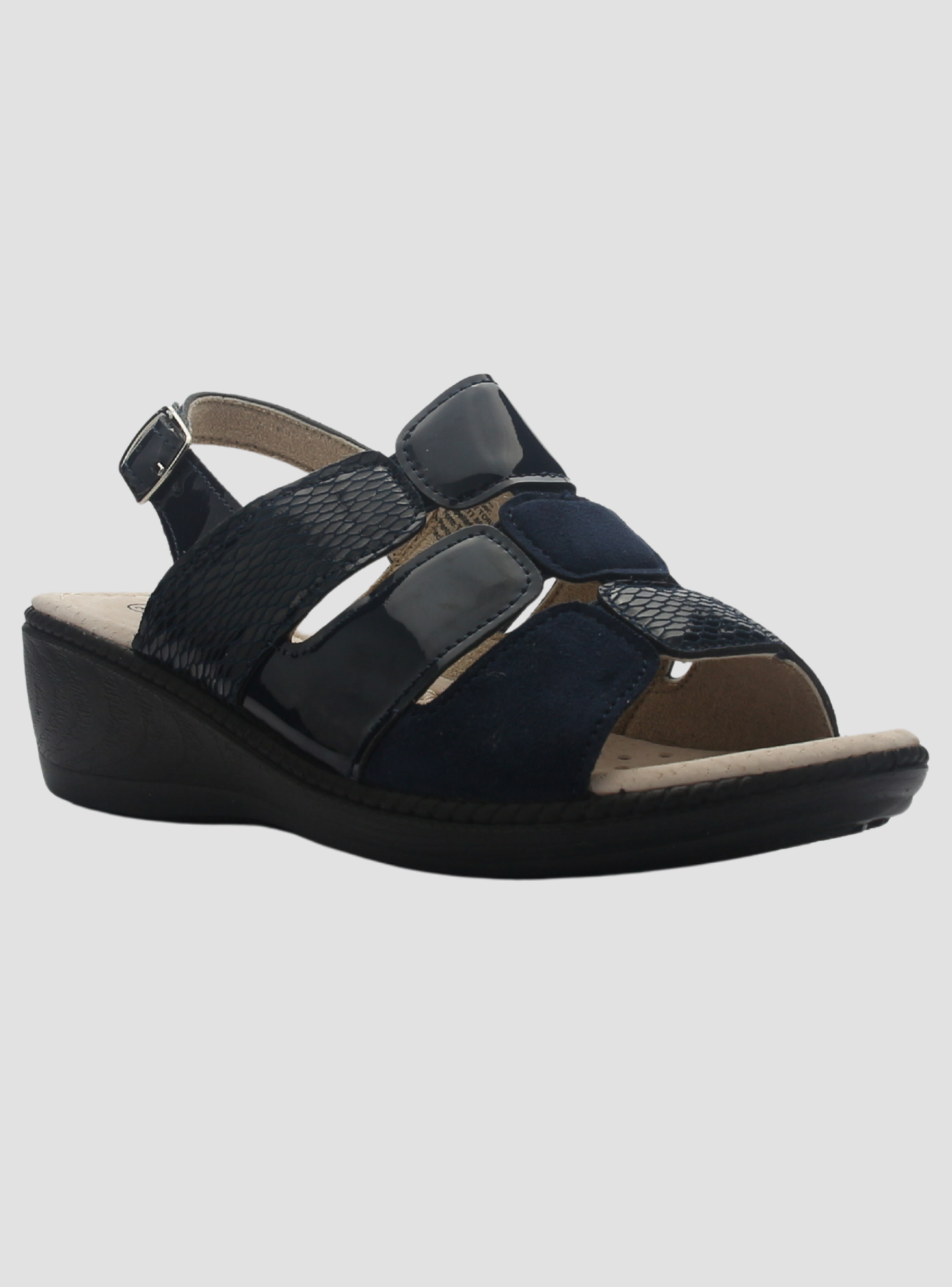 Sandalia de Mujer de color Azul Marino Casual Chalada Lupe-85-2